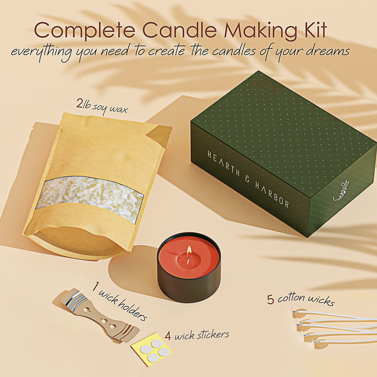 Organic Soy Candle Wax for Candle Making