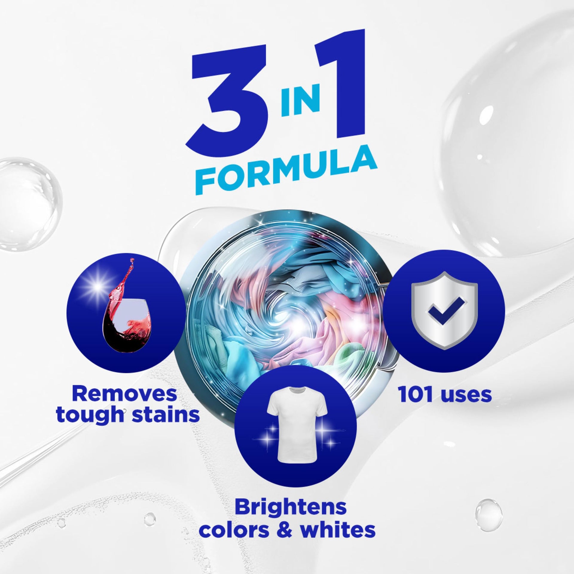 Triple Action Versatile Stain Remover Powder (104 Ounce)