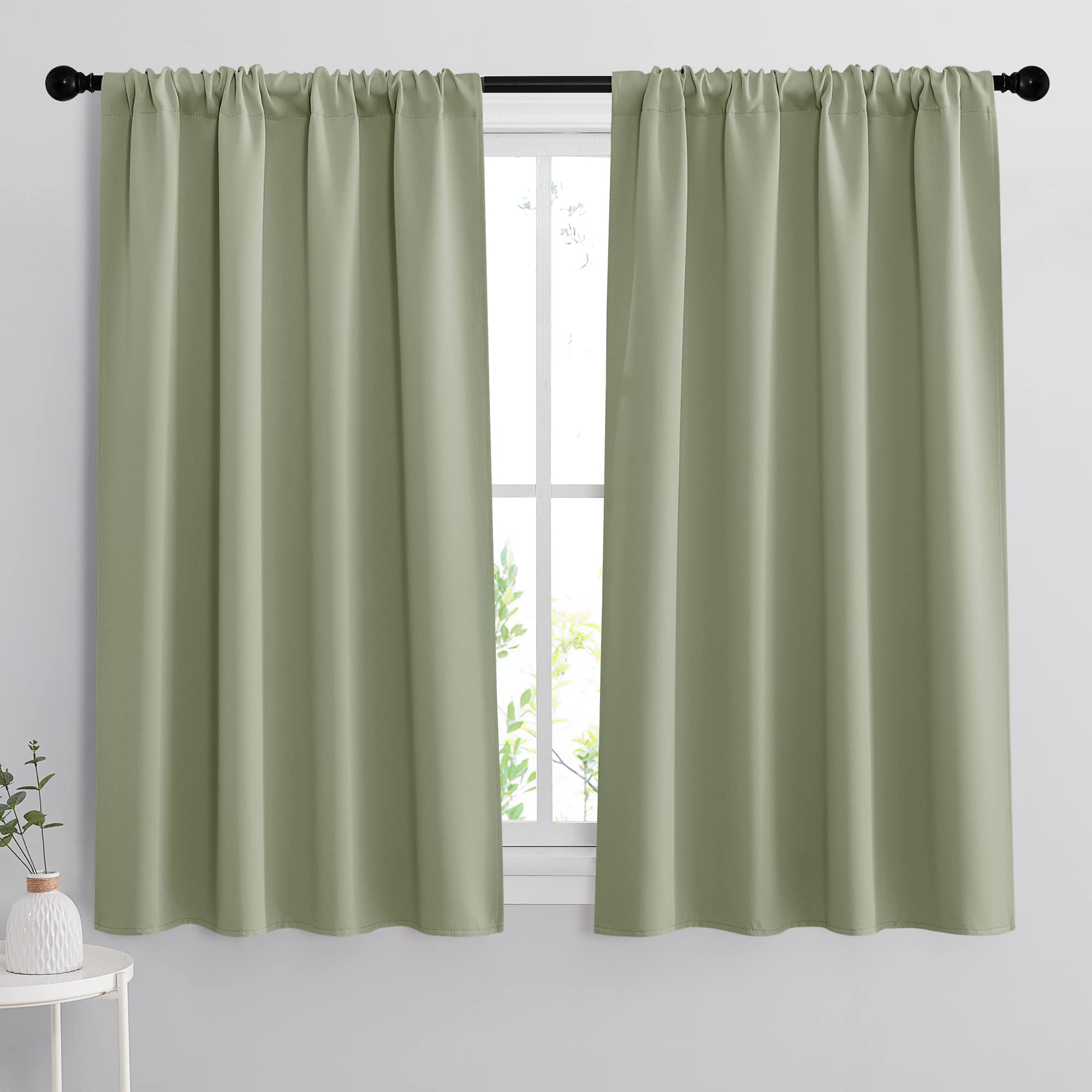 54 inch Blackout Curtains for Living Room Bedroom