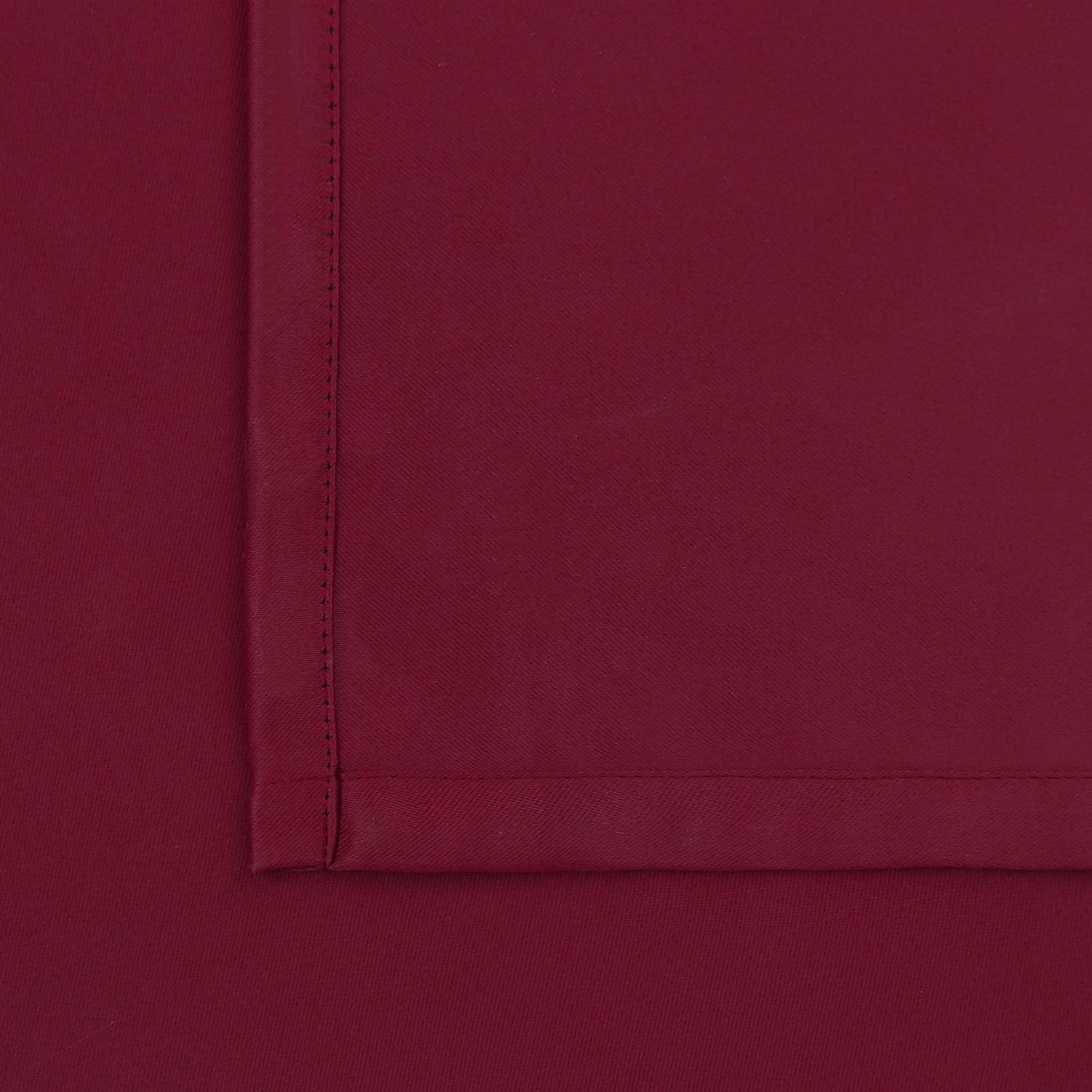 Burgundy Blackout Curtains 72 Inch Length 2 Panels for Living Room (2 Count)