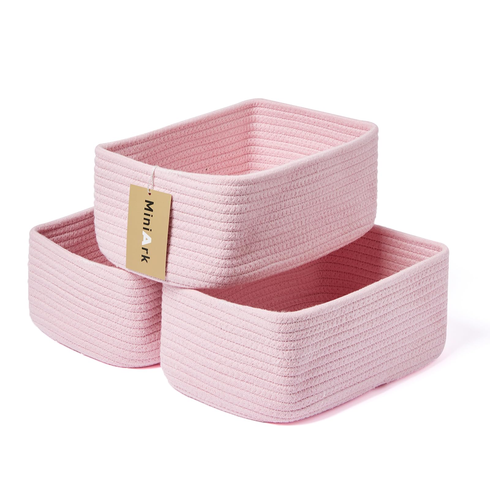 Small Storage Baskets for Organizing (3 Count)
