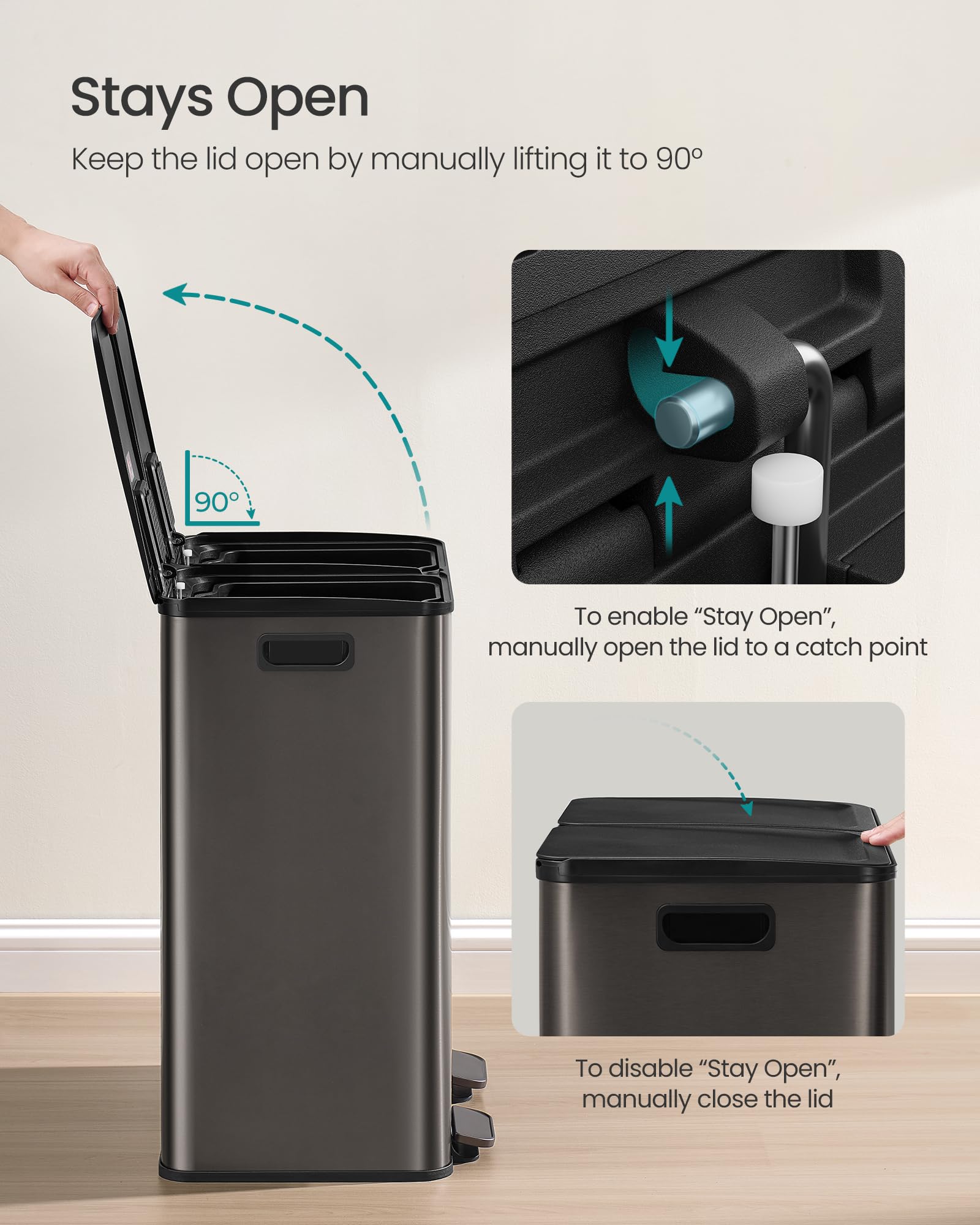 Trash Can 2 x 8 Gallon