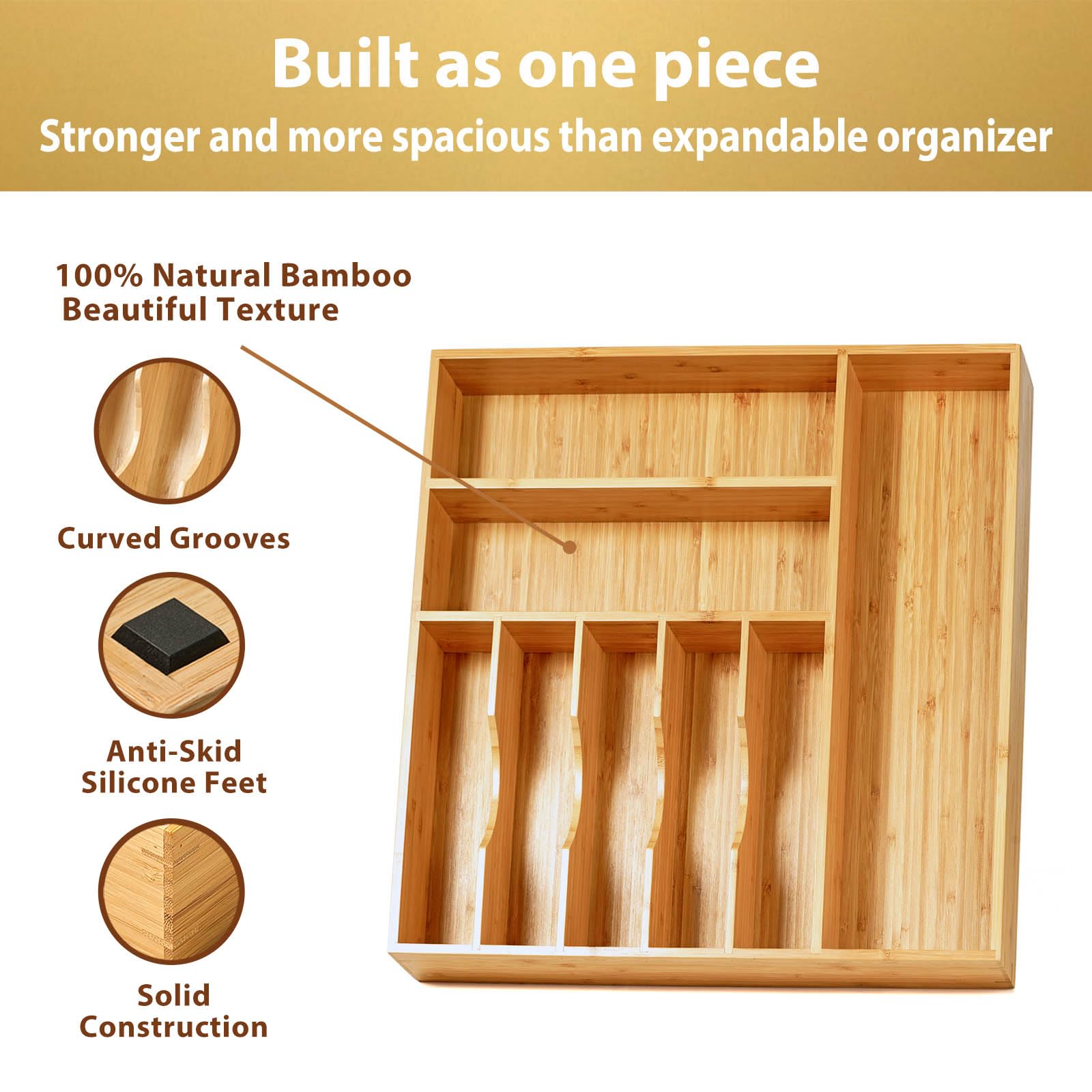 Large Kitchen Drawer Organizer