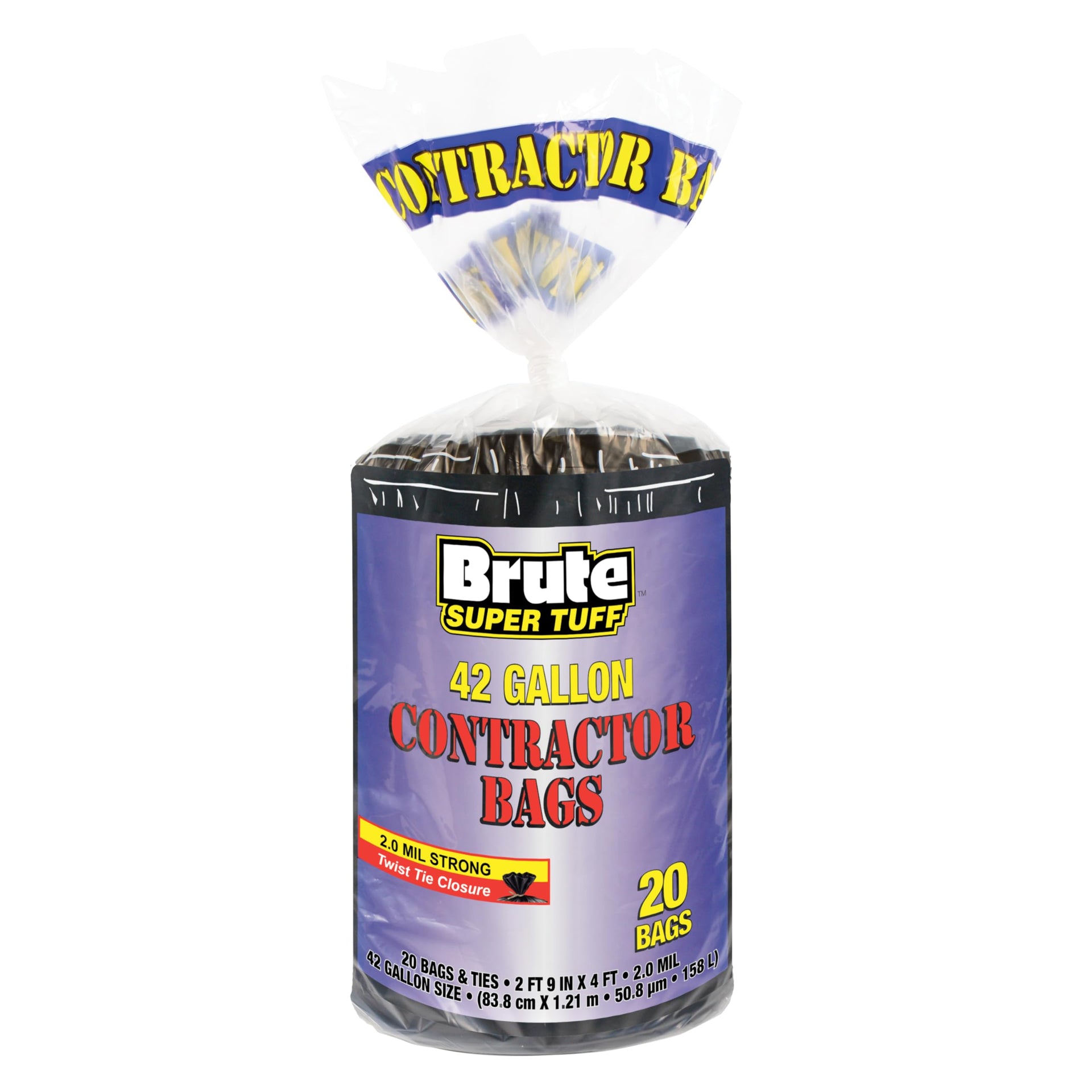 42 Gallon Contractor Bags (20 Count)