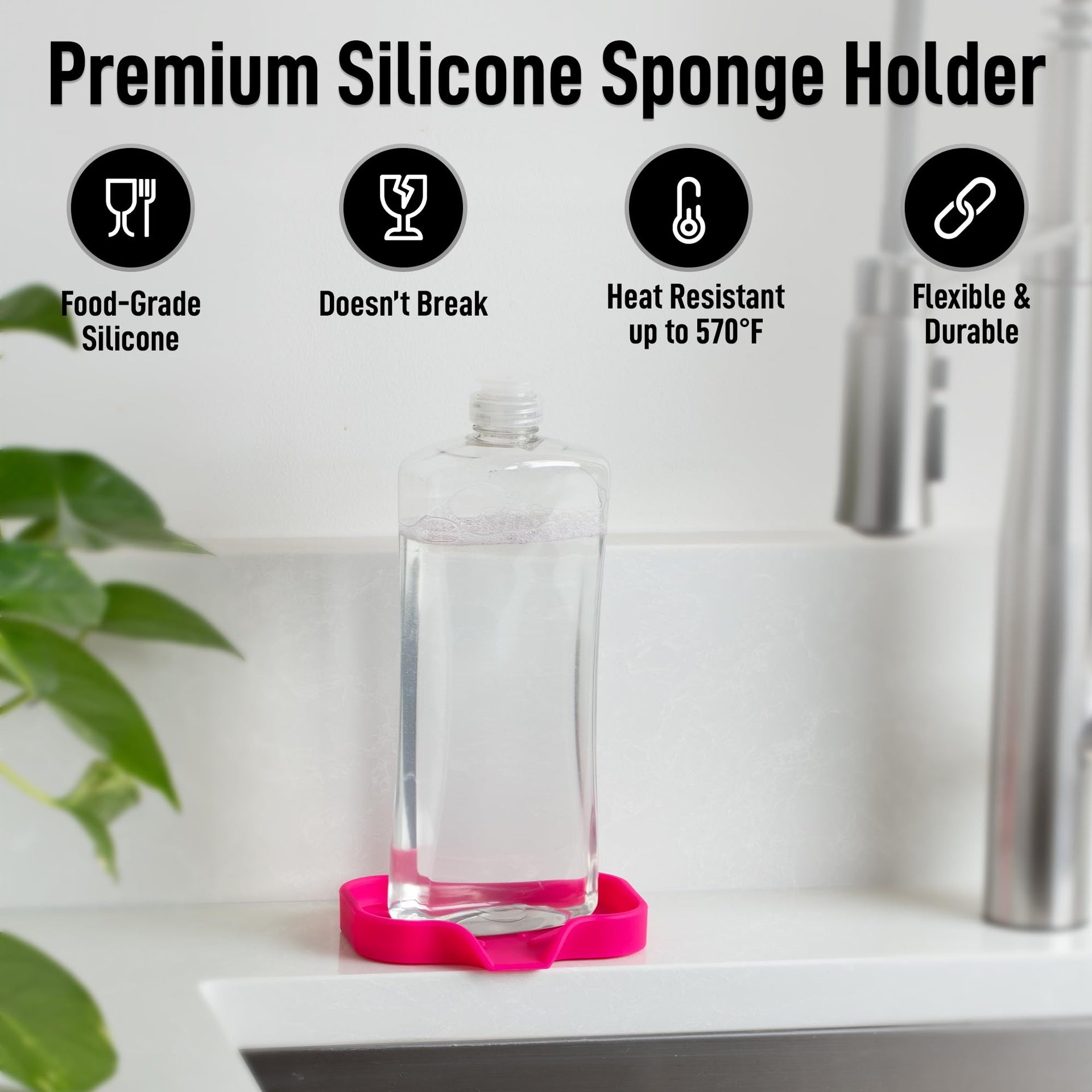 Small Silicone Sponge Holder
