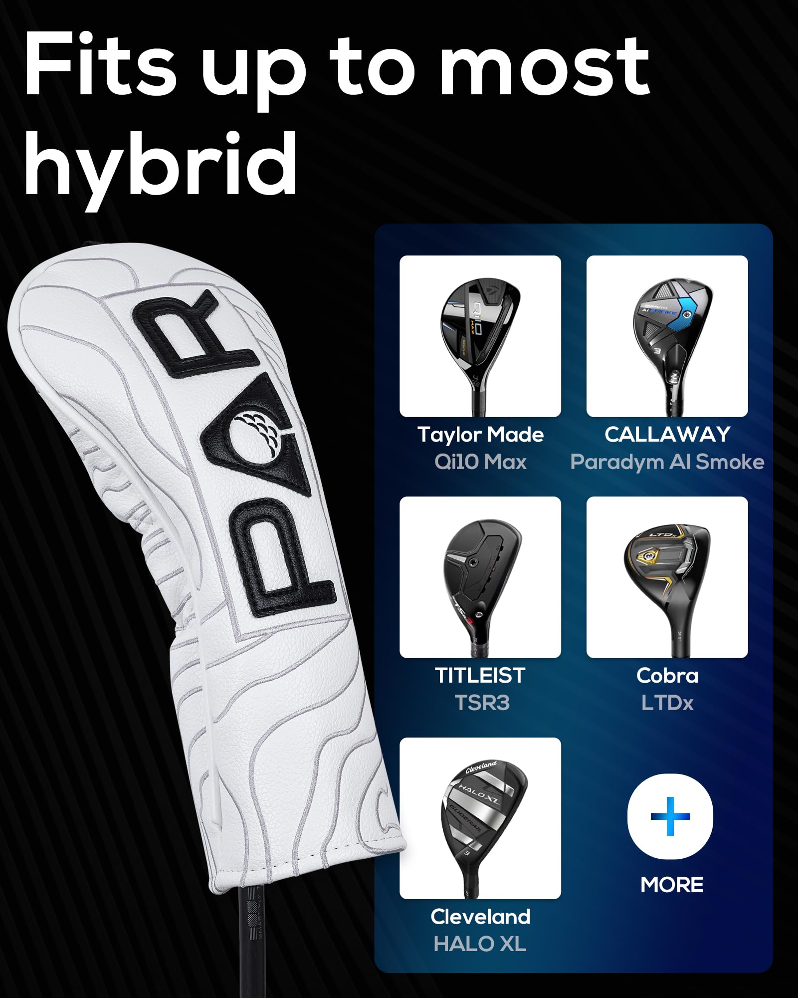 Topographic Edition Golf Club Head Covers