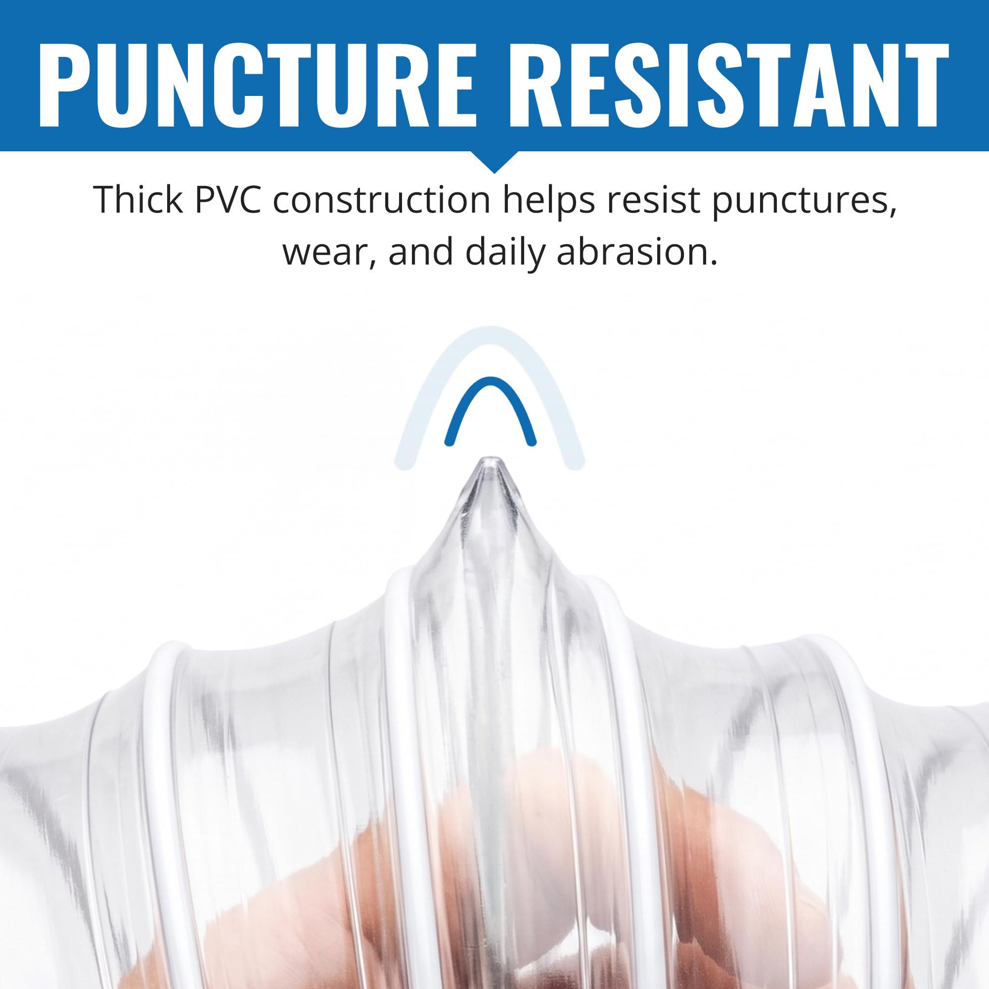3" x 10' PVC Dust Collection Hose