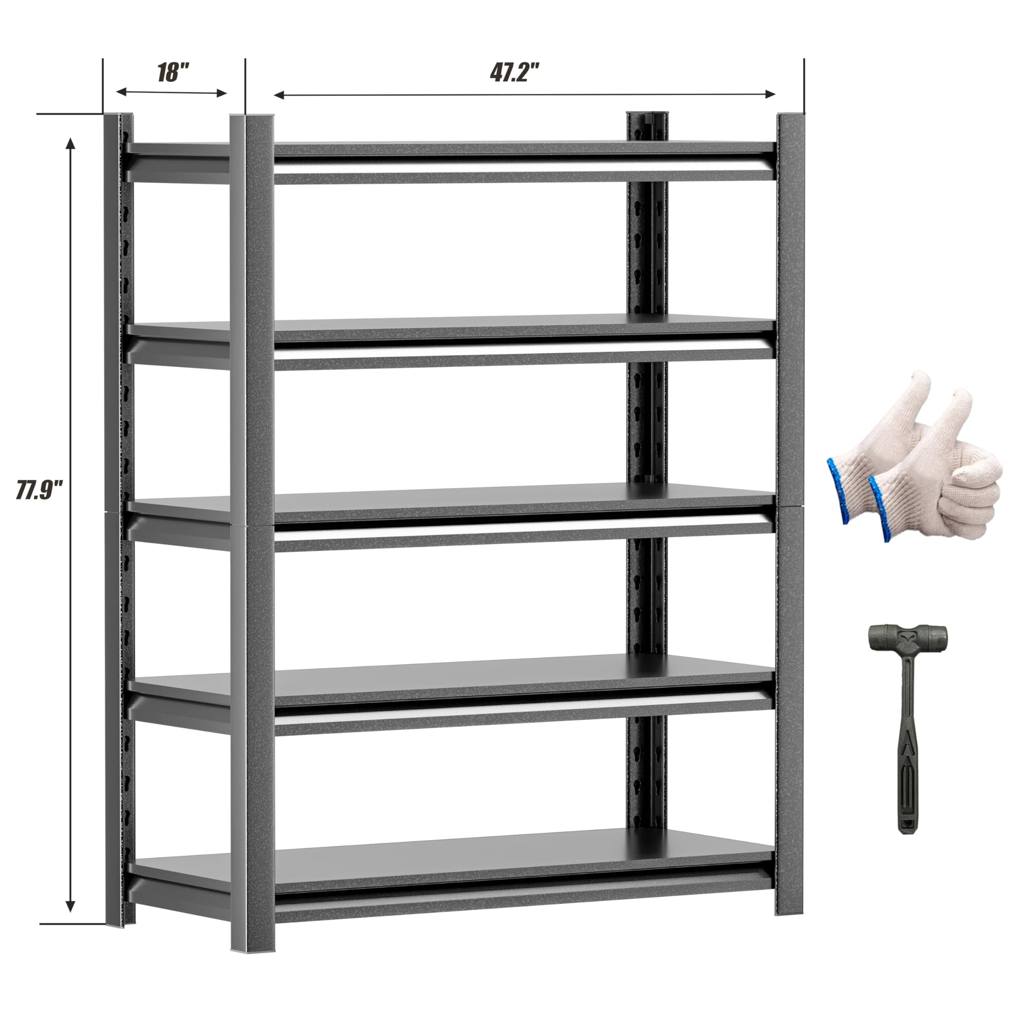 Garage Shelving (5 Count)