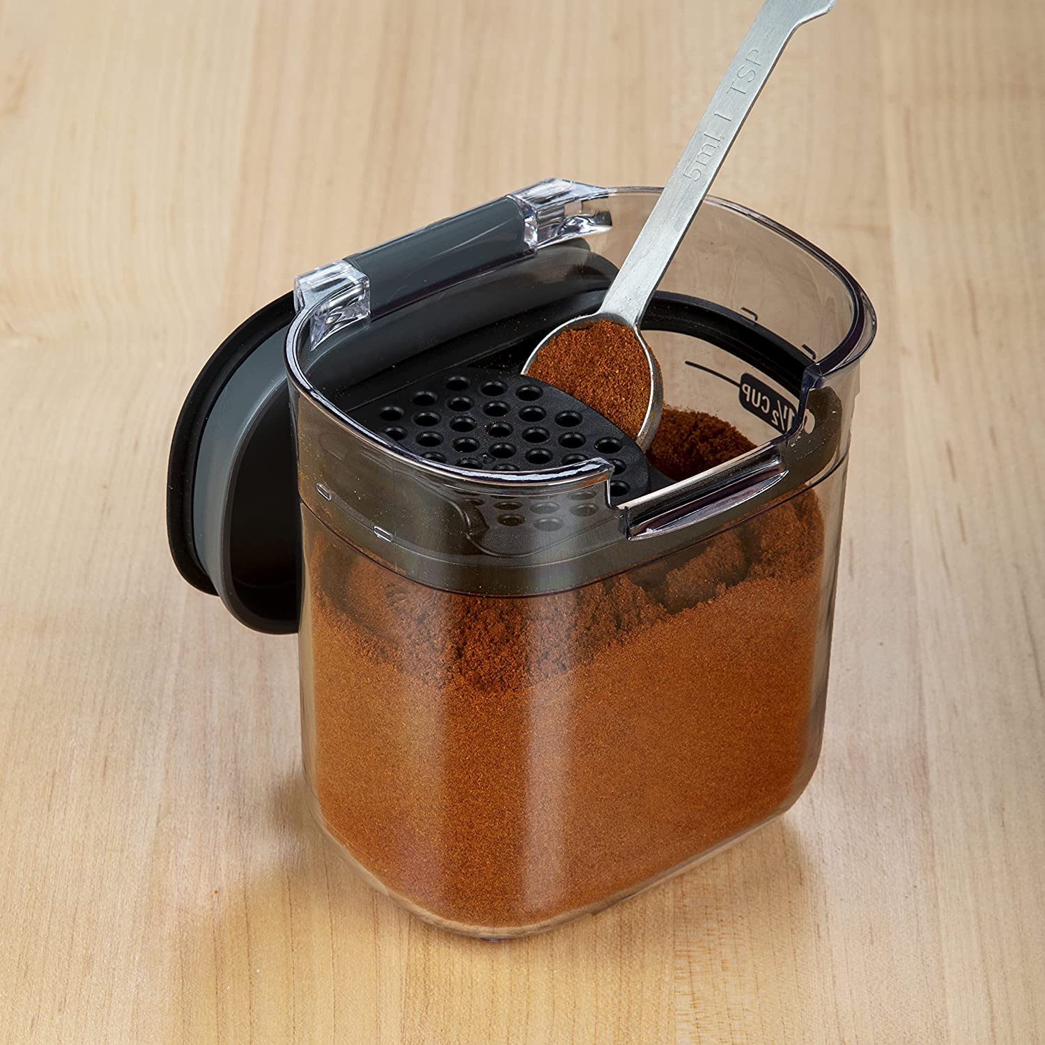 PKS 401 1.5 Cup Mini Prokeeper+ Airtight Silicone Seal Storage Container Great For Spices & Baking Acessories