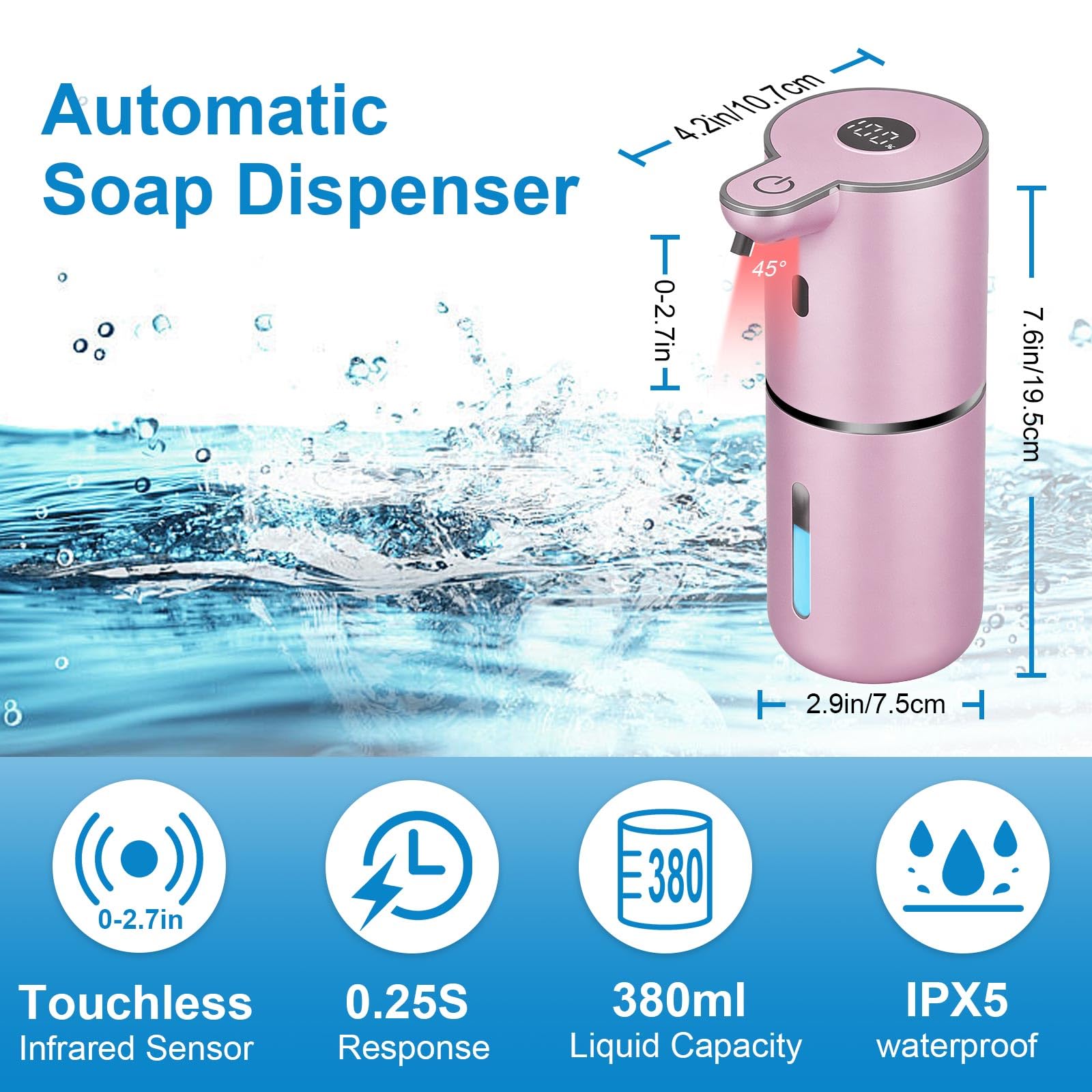 Automatic Foaming Soap Dispenser Touchless