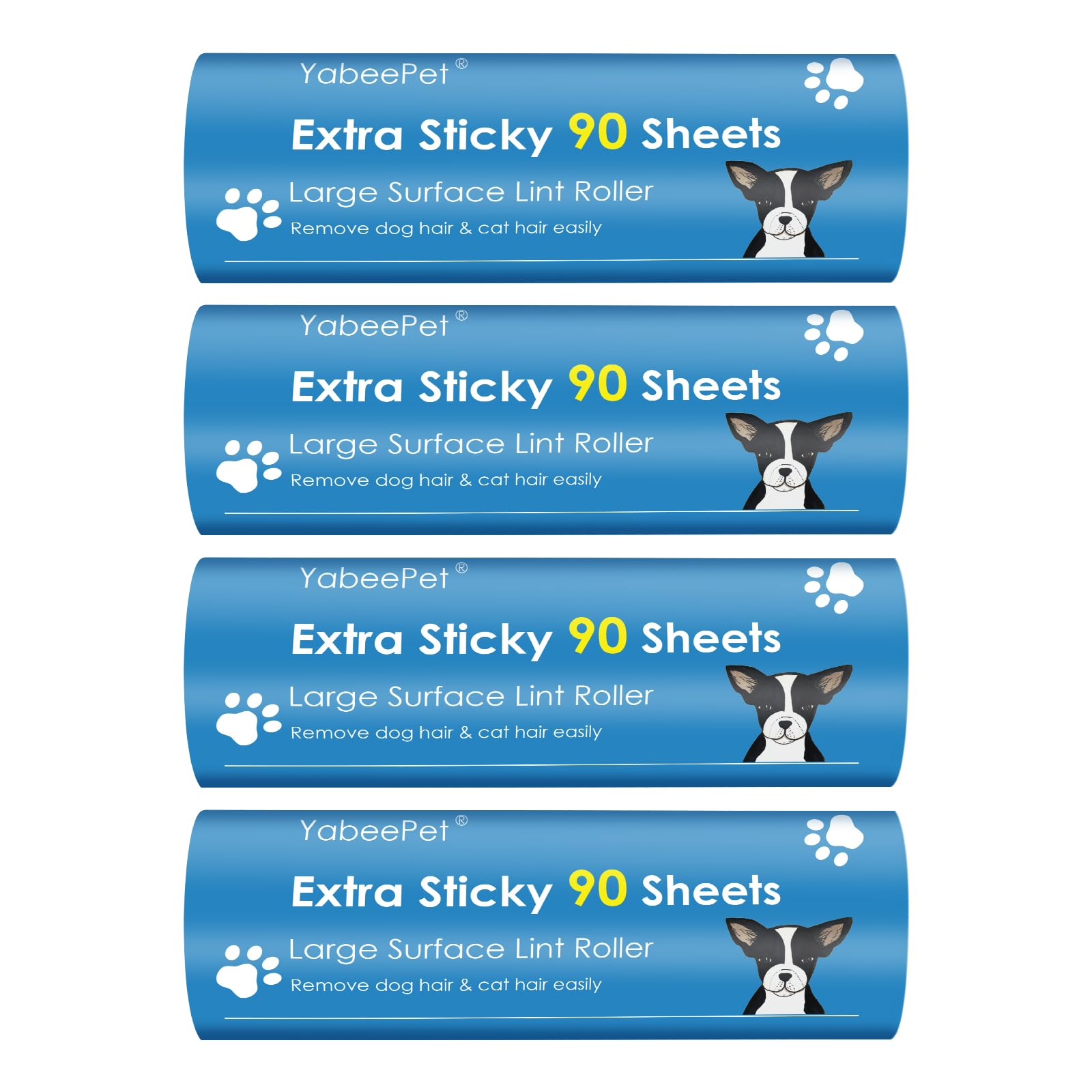 4 Pack Lint Roller Refills