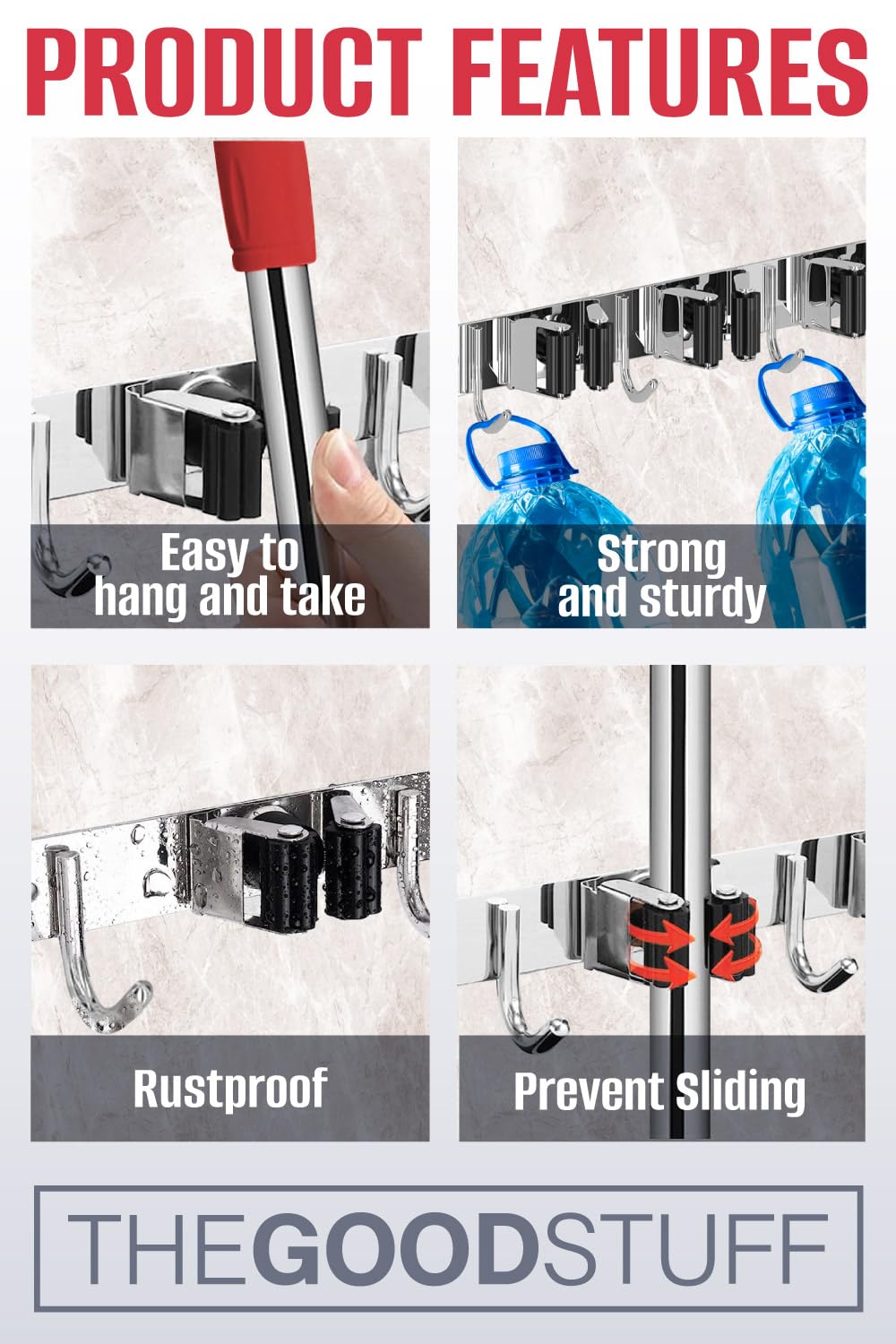 Mop and Broom Holder