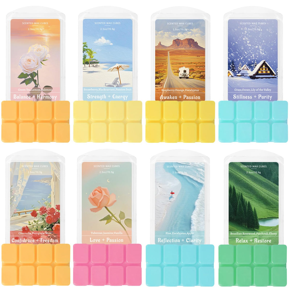 Wax Melts Soy Wax Cubes for Relax Healing