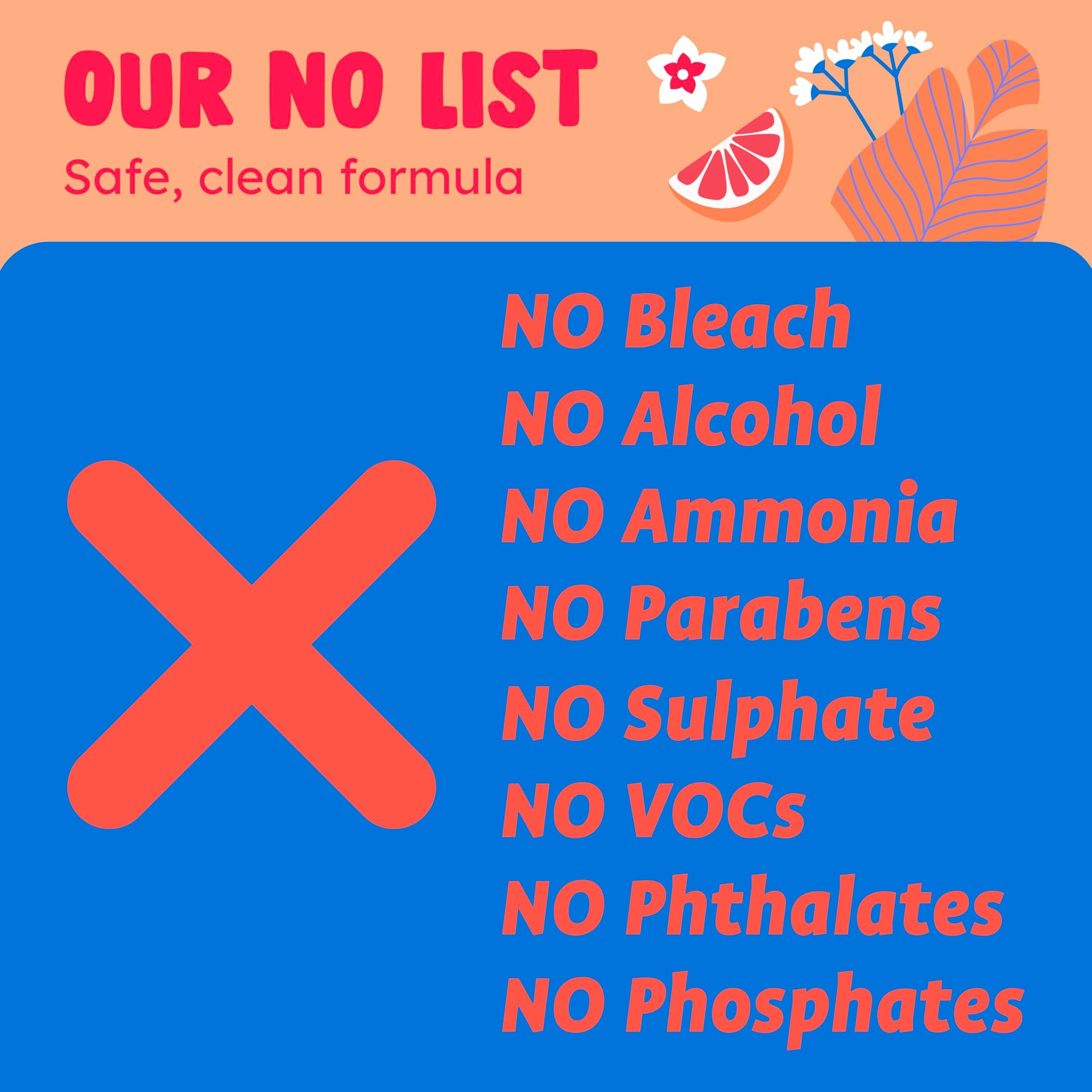 OY All Purpose Vinegar Cleaner [Pink Grapefruit] [64oz] (64 Fl Oz)