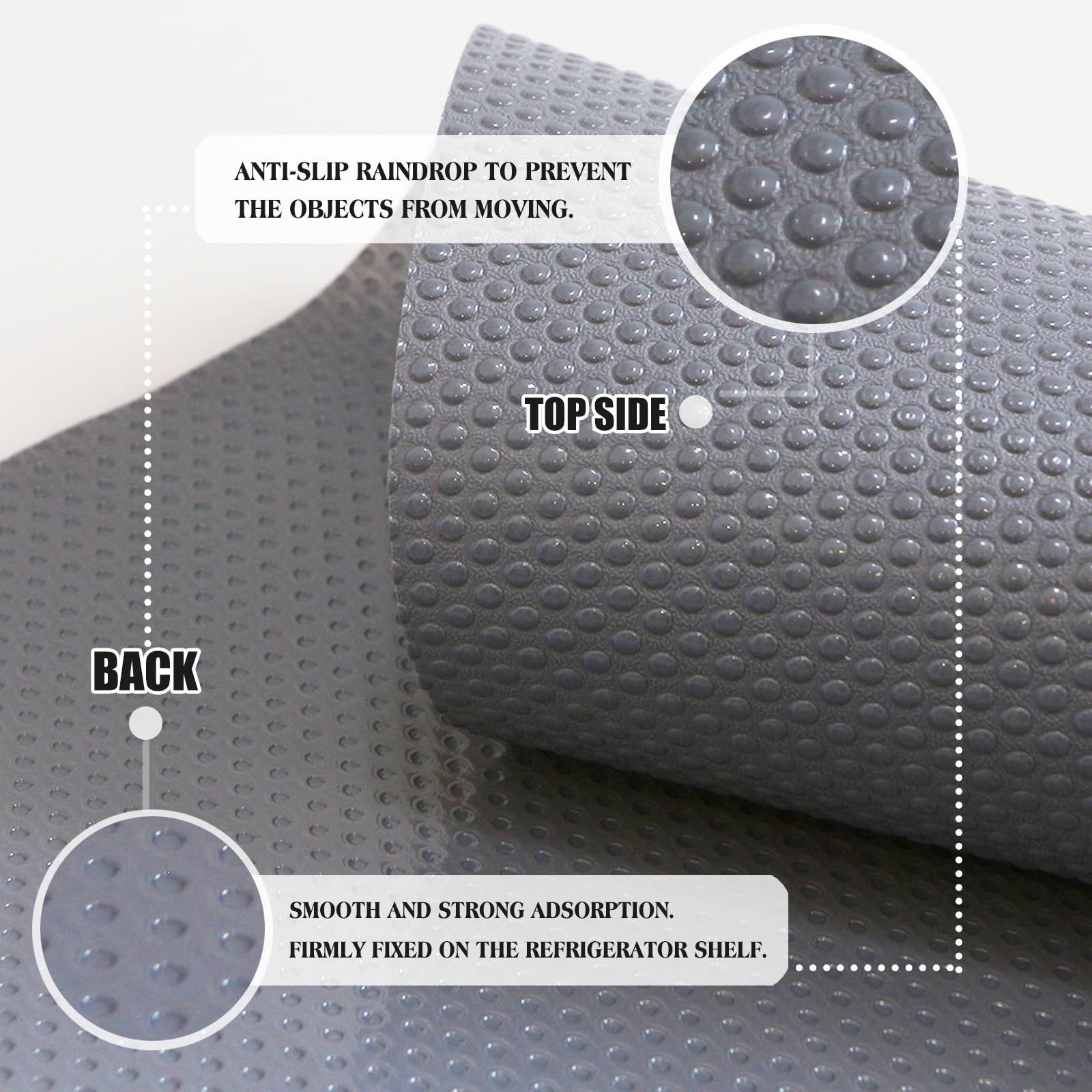 20Pcs Refrigerator Liners (20 Count)