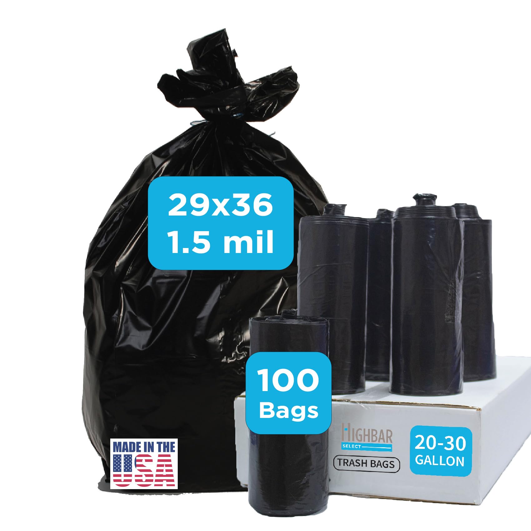 Black Trash Bag