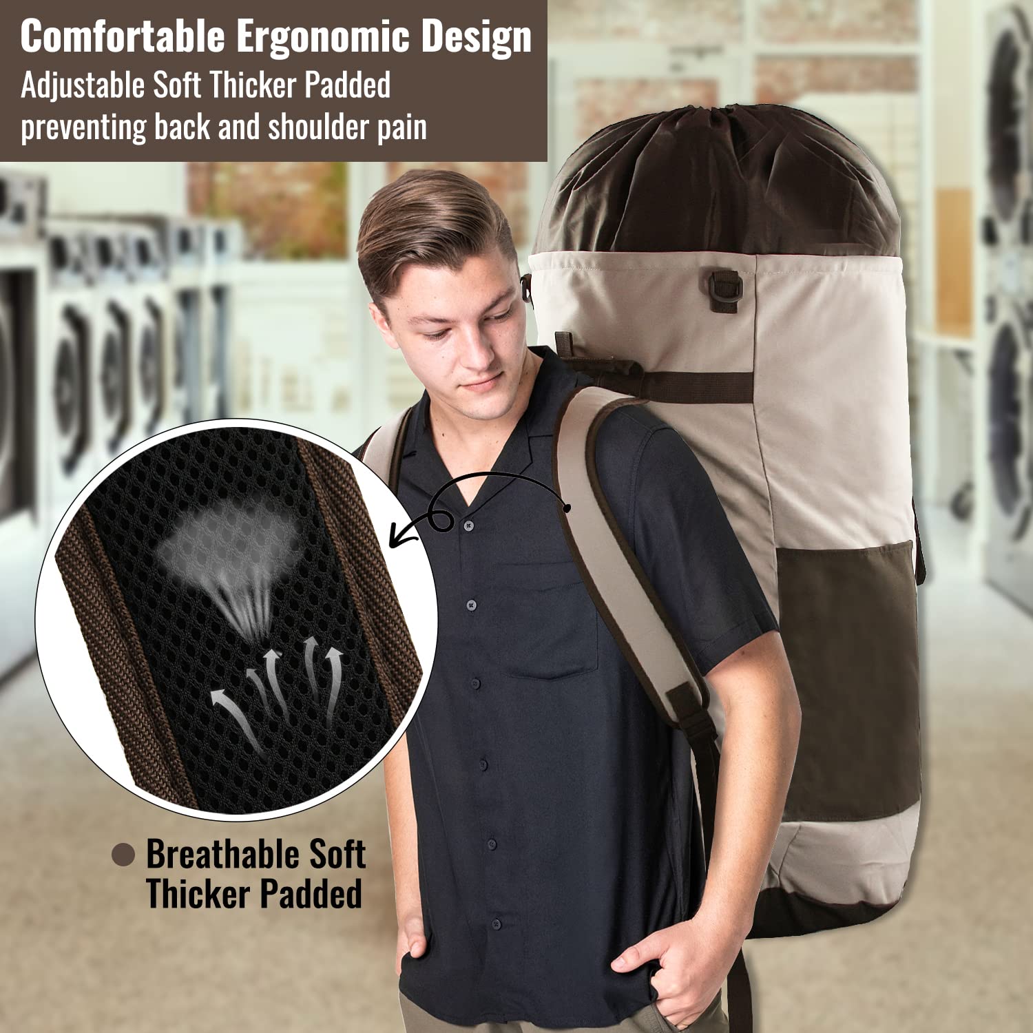 Laundry Backpack Bag 125L Extra Large