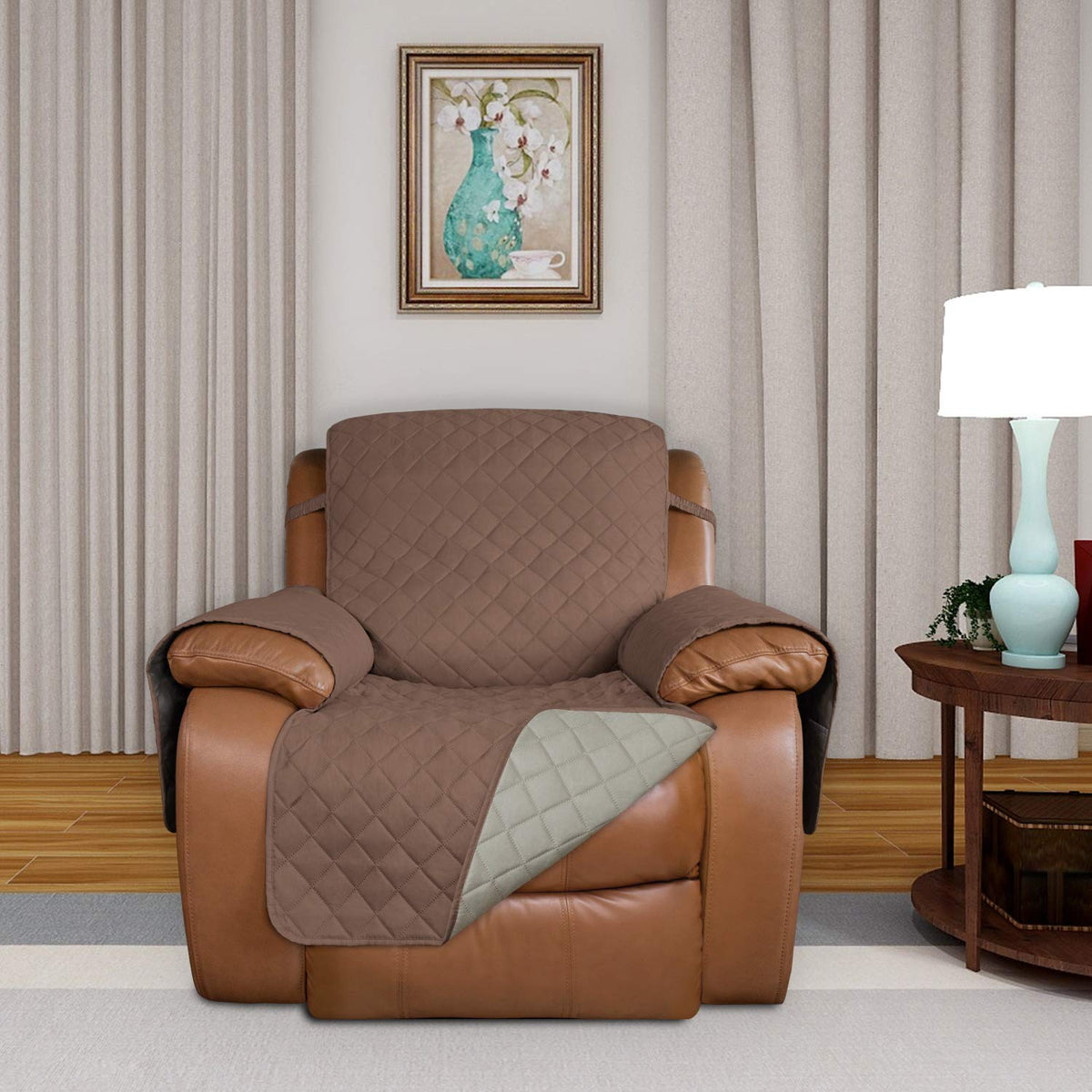 Reversible Recliner Chair Covers Couch Covers for Dogs