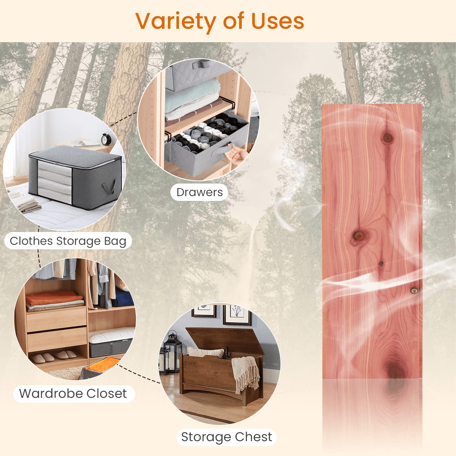 Cedar Closet Liner Planks (2.53 Sq Ft)