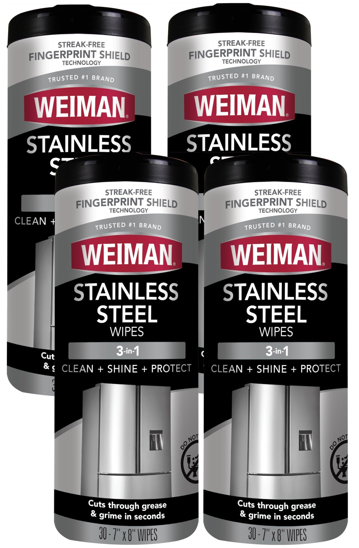 Stainless Steel Cleaner Wipes (120 Count)
