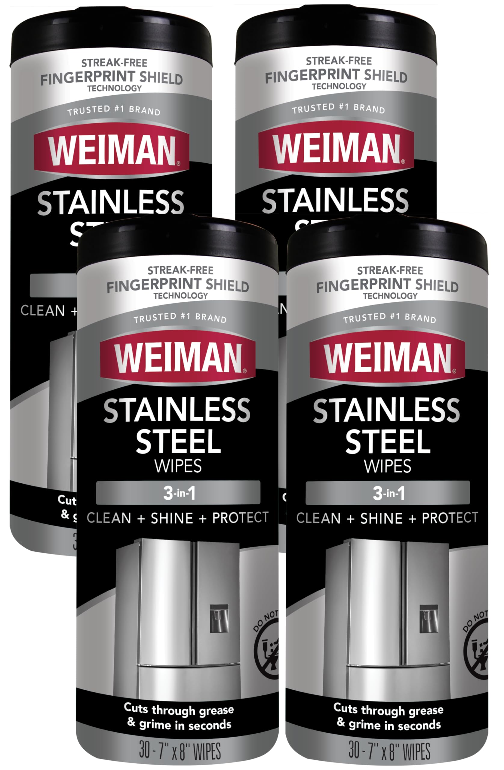 Stainless Steel Cleaner Wipes (120 Count)