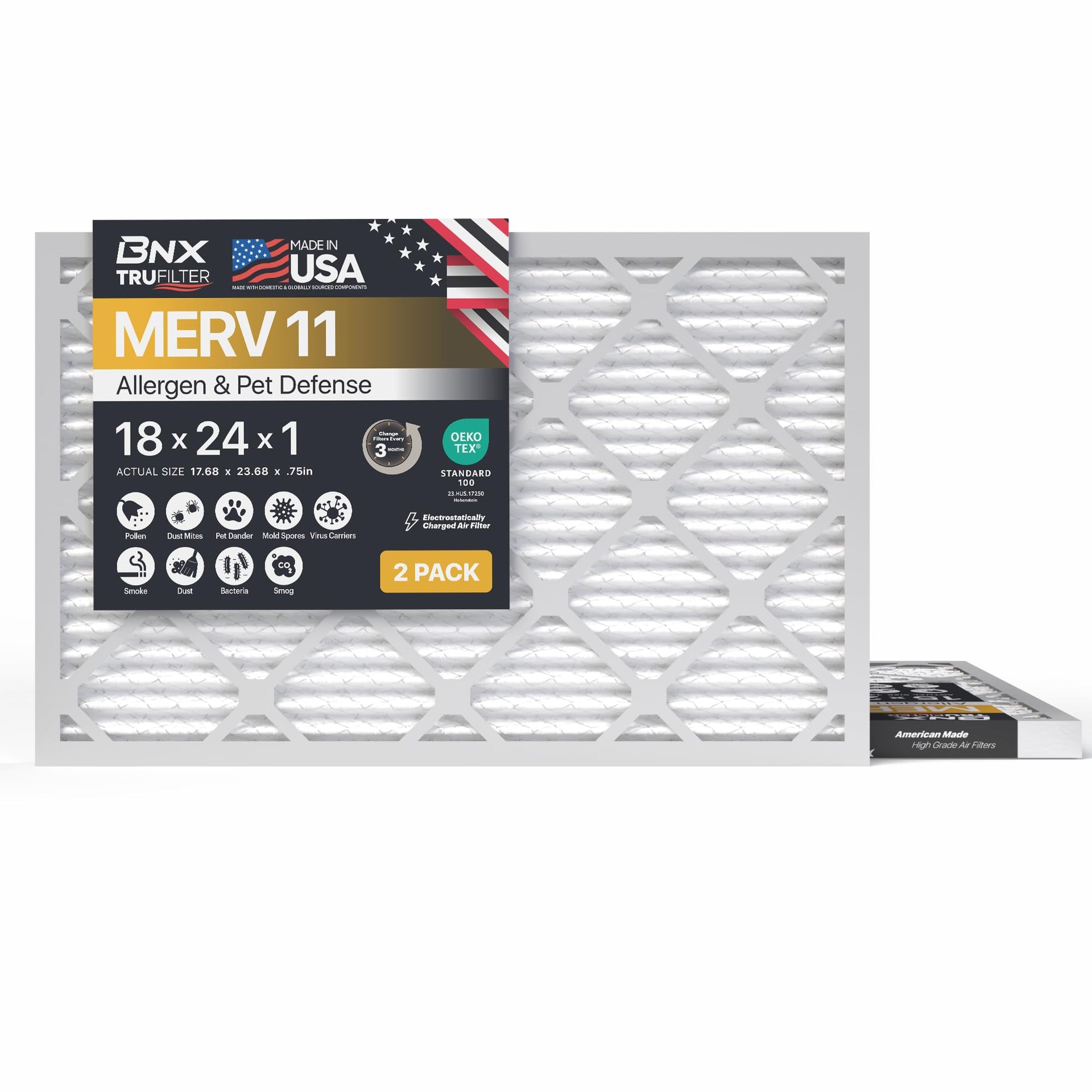 TruFilter 18x24x1 Air Filter MERV 11 (6 Count)