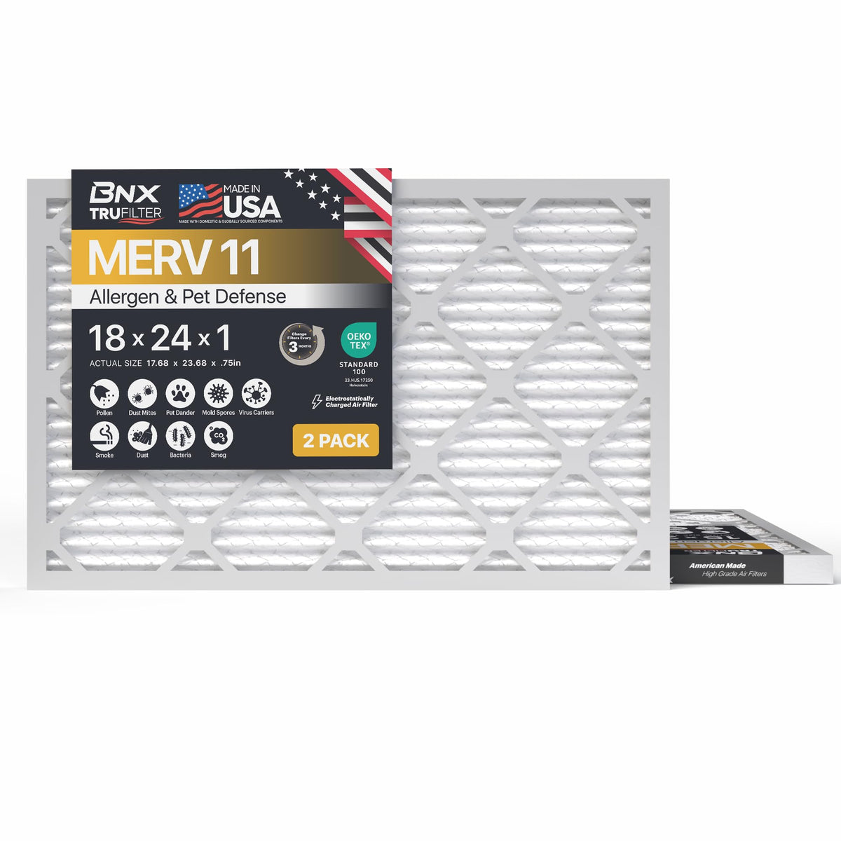 TruFilter 18x24x1 Air Filter MERV 11 (6 Count)