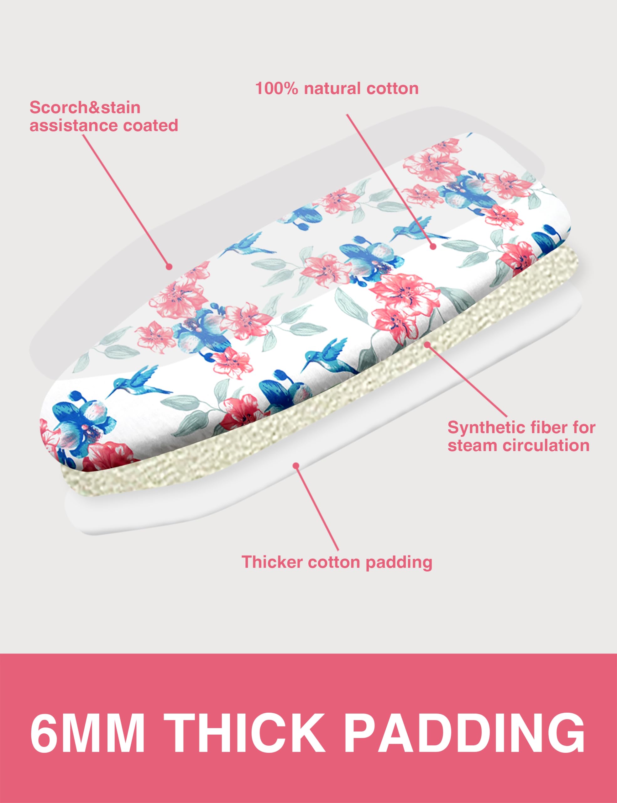 Extra Wide Ironing Board Cover and Pad