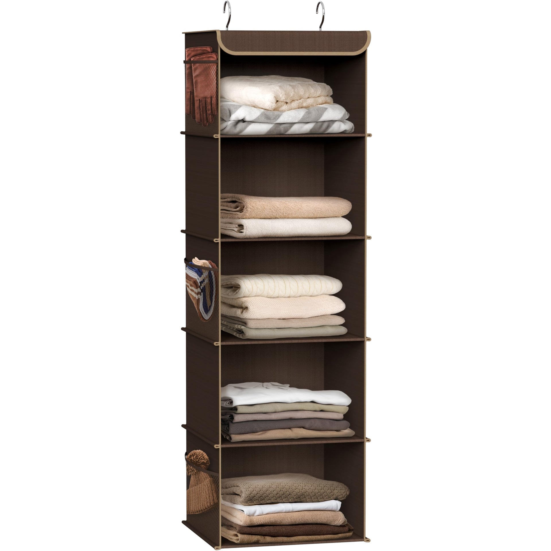 5 Shelf Hanging Closet Organizer