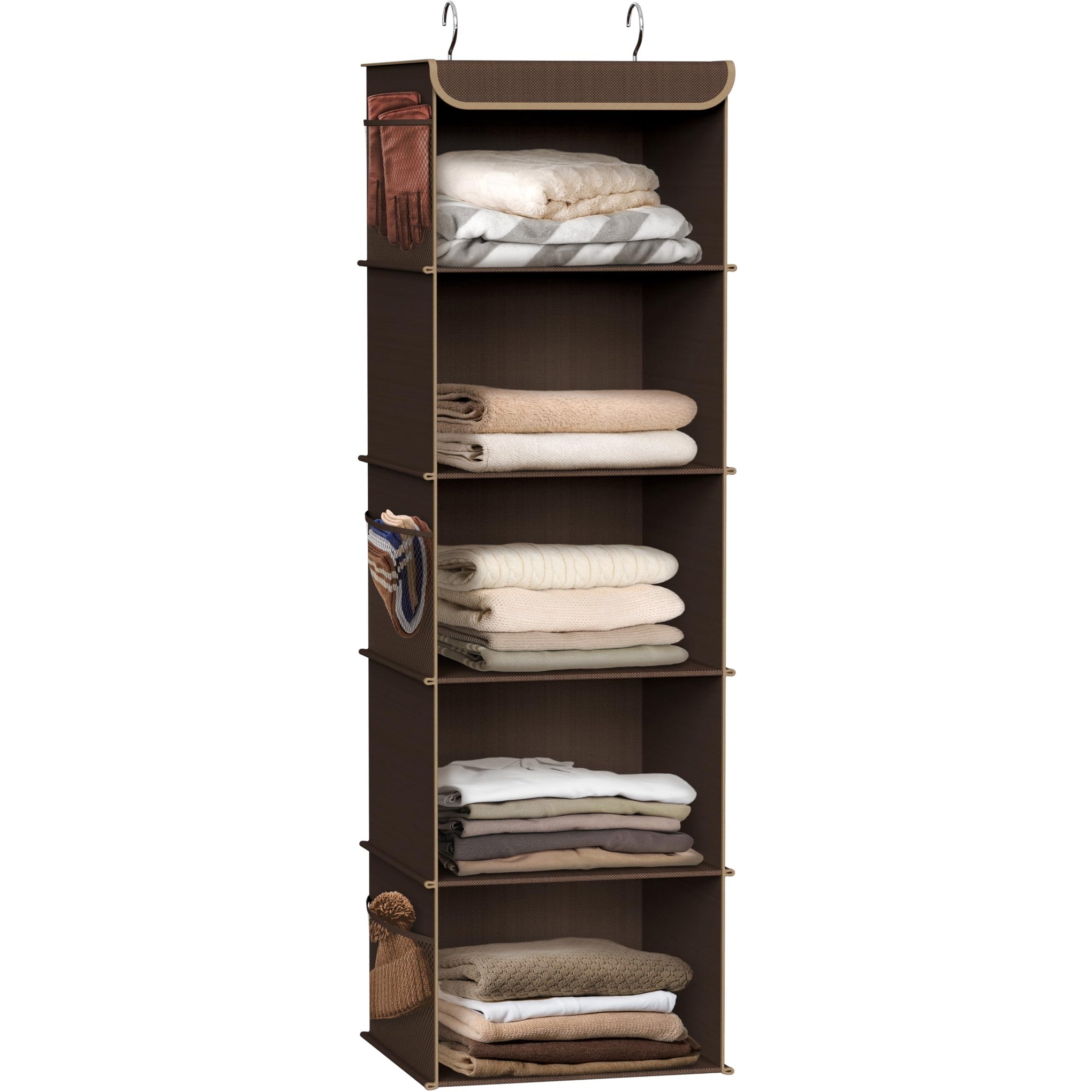 5 Shelf Hanging Closet Organizer