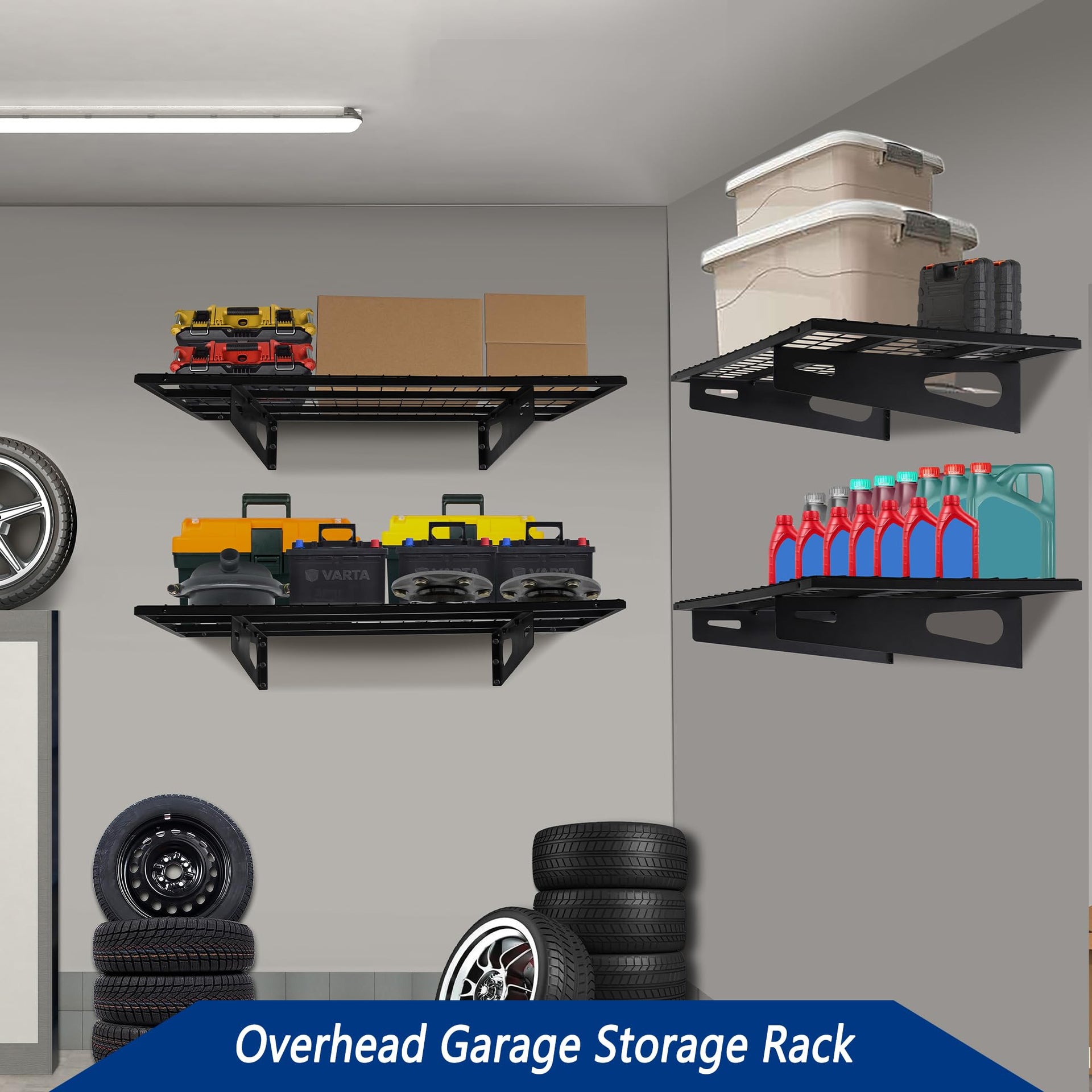 2 Pack 1.5x3FT Garage Shelving 17.7 (2 Count)