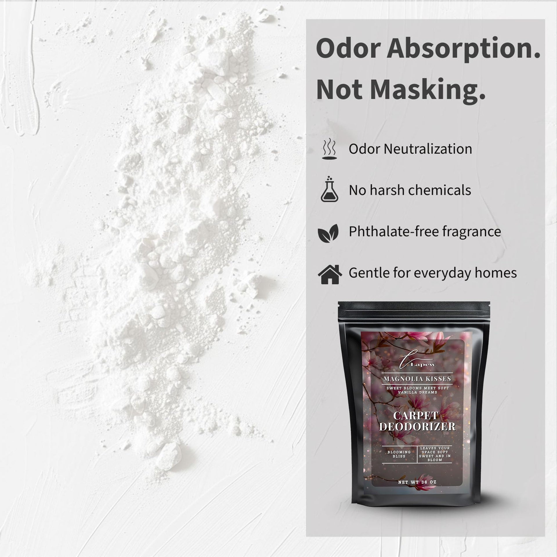 Magnolia Kisses Carpet Deodorizer Powder (36 Ounce)