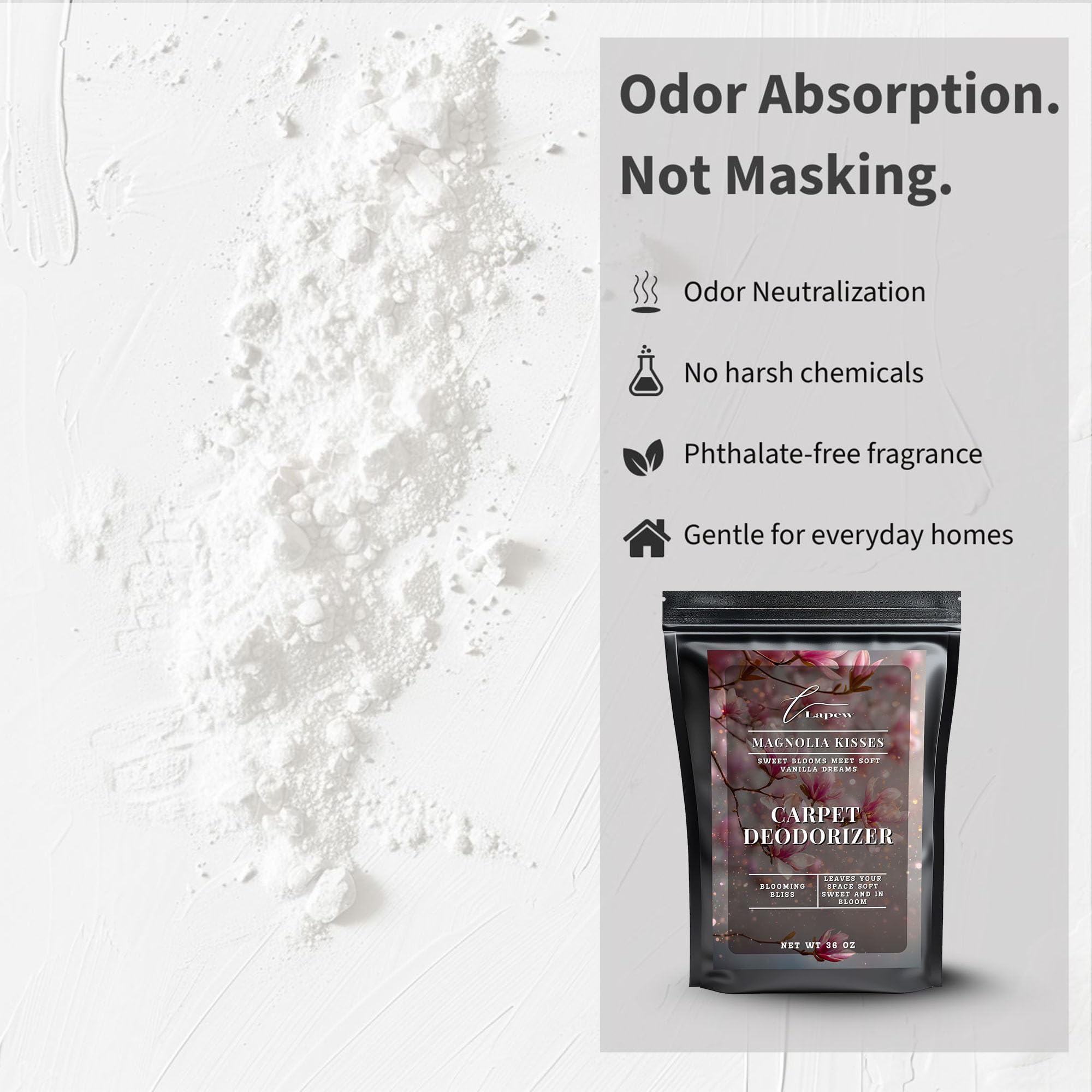 Magnolia Kisses Carpet Deodorizer Powder (36 Ounce)
