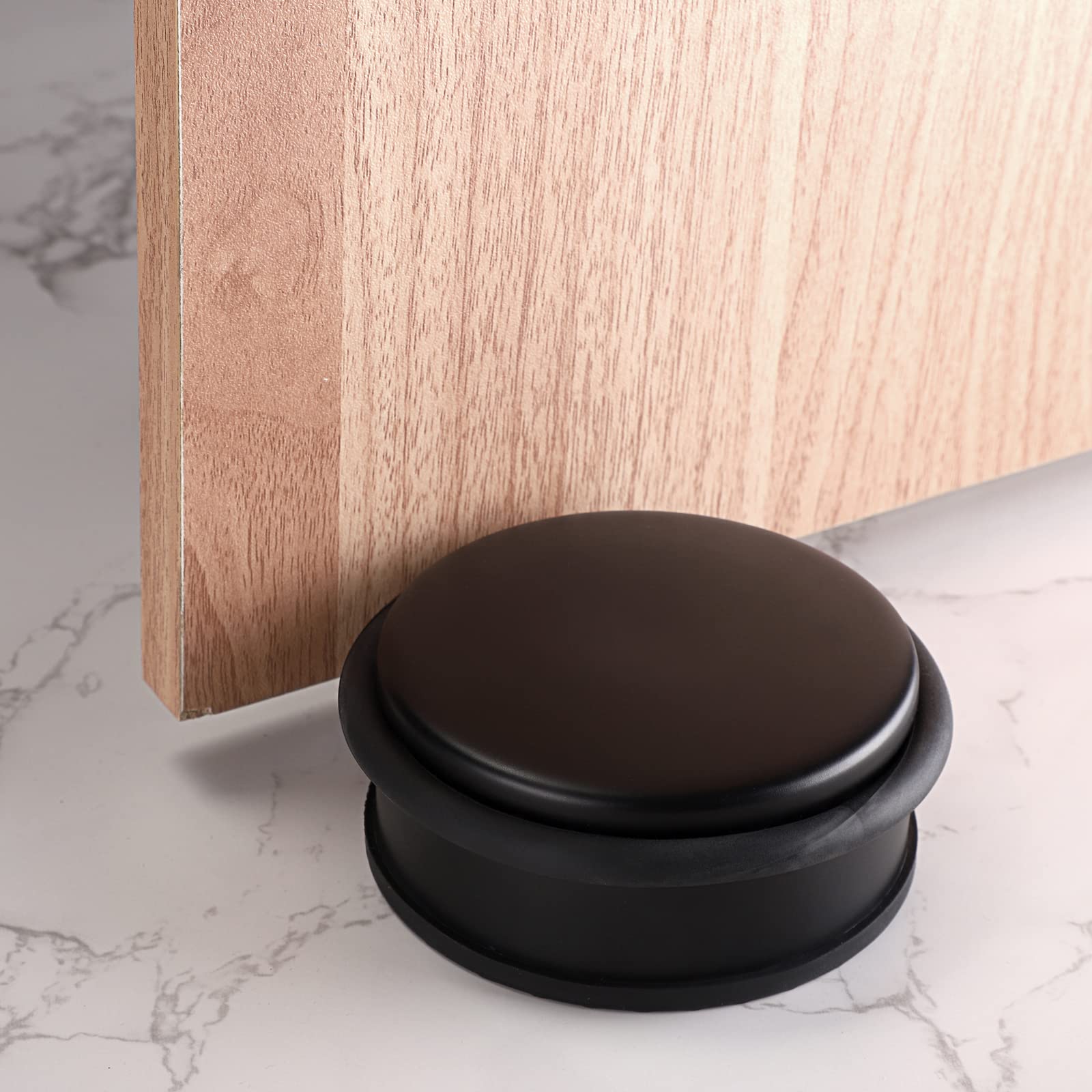 2Pcs Heavy Duty Door Stoppers No Drill (2 Count)