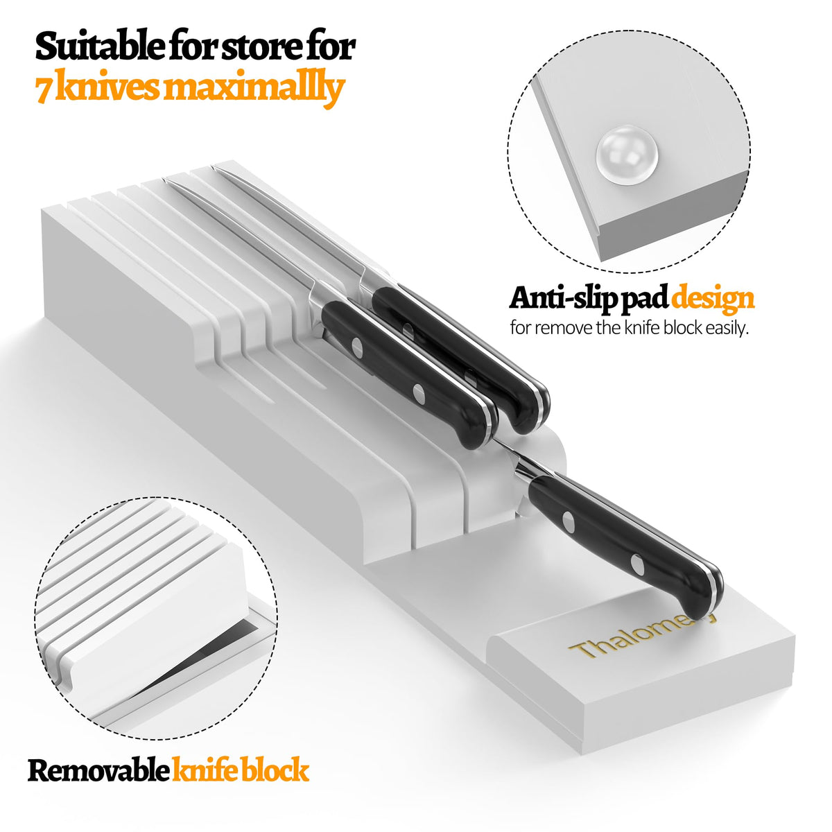 Bamboo Silverware Drawer Organizer