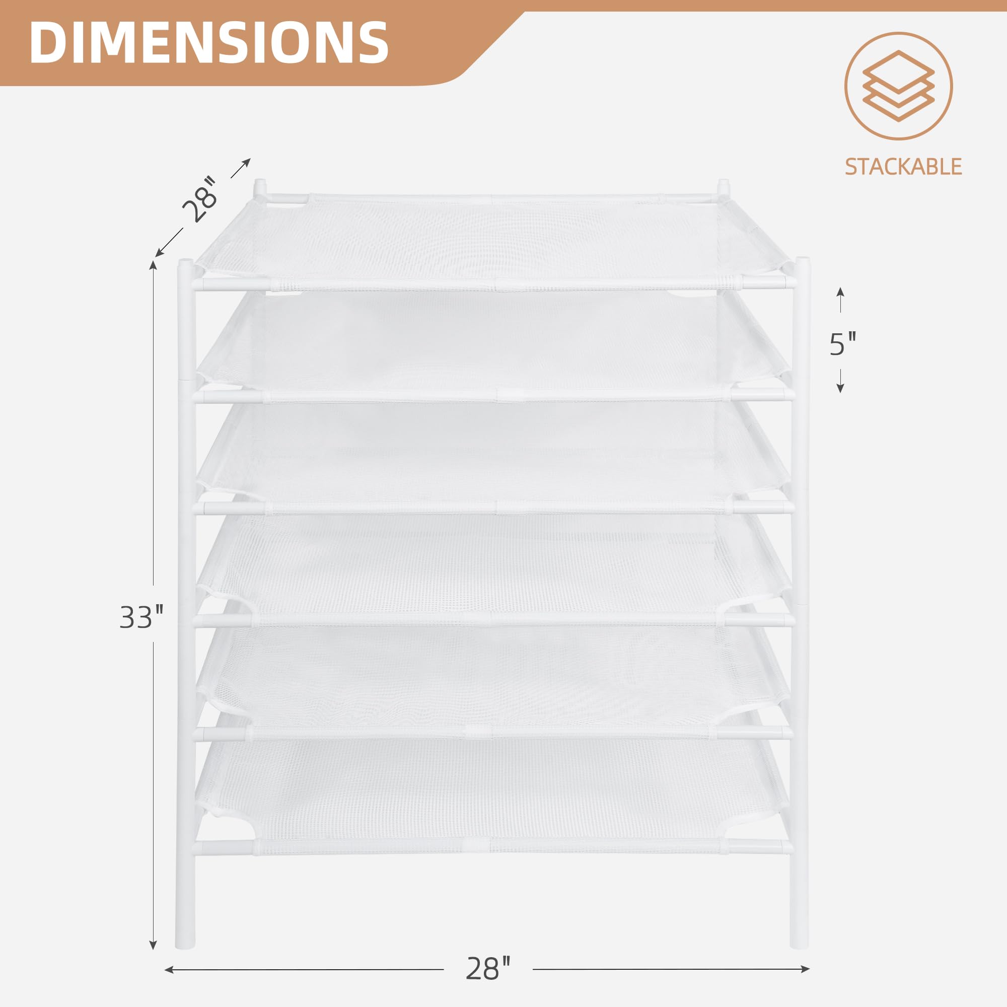Sweater Drying Rack (6 Count)
