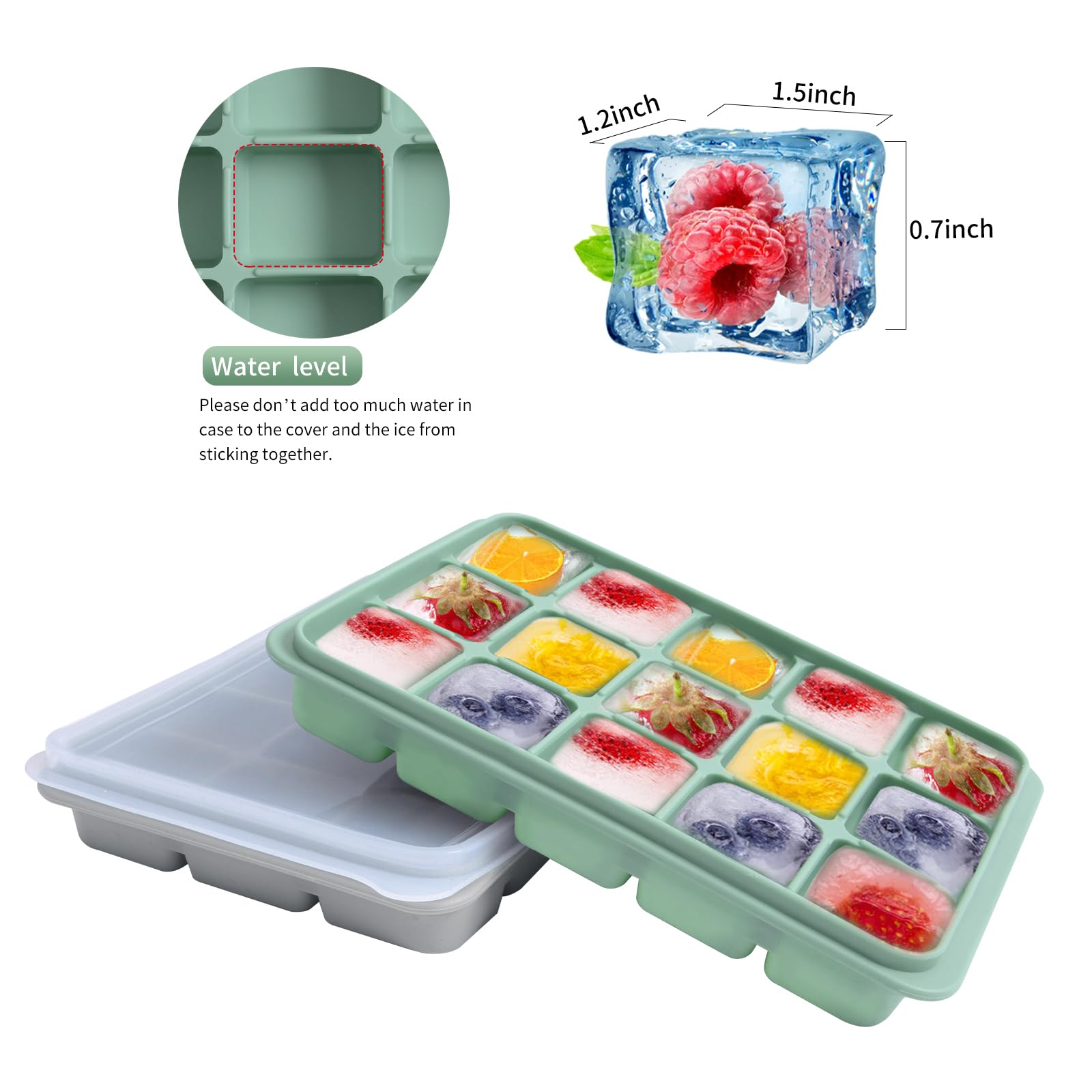 Ice Cube Trays Set of 2 (2 Count)