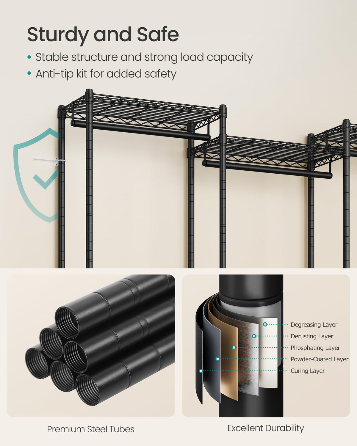 Heavy Duty Clothes Rack
