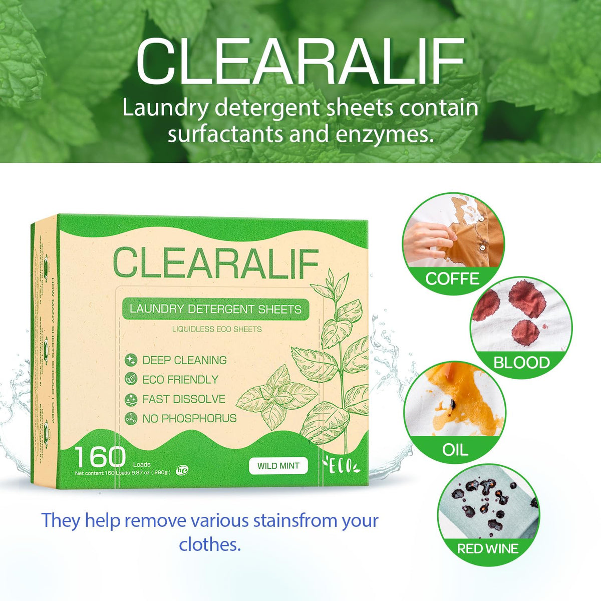 Laundry Detergent Sheets Up to 160 Loads (160 Count)
