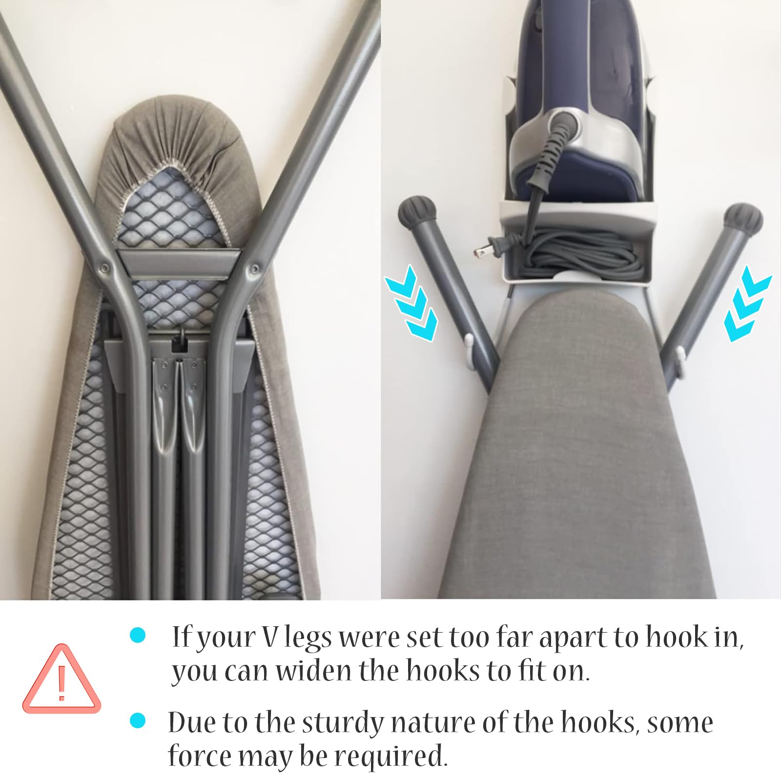 Ironing Board Hanger Wall Mount Electric Iron Holder Ironing Board Rack Household Bathroom Shelf