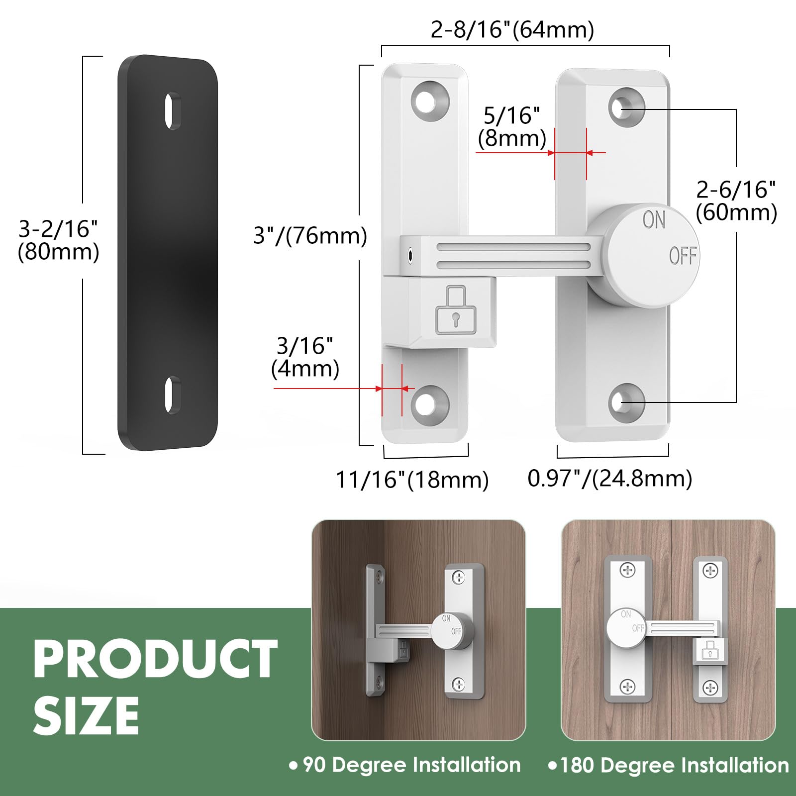 Sliding Barn Door Lock