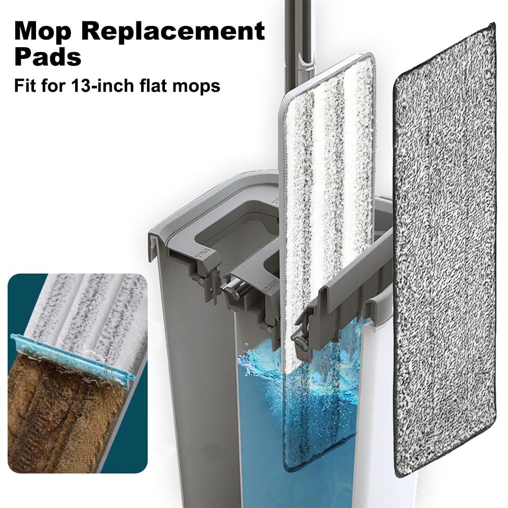 6 Pack Mop Replacement Pads for Joymoop