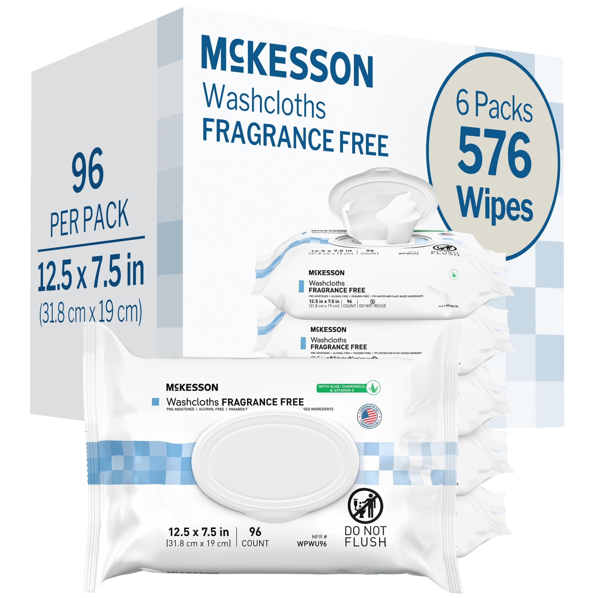 Washcloth Wipes (576 Count) - ModHome Supplies