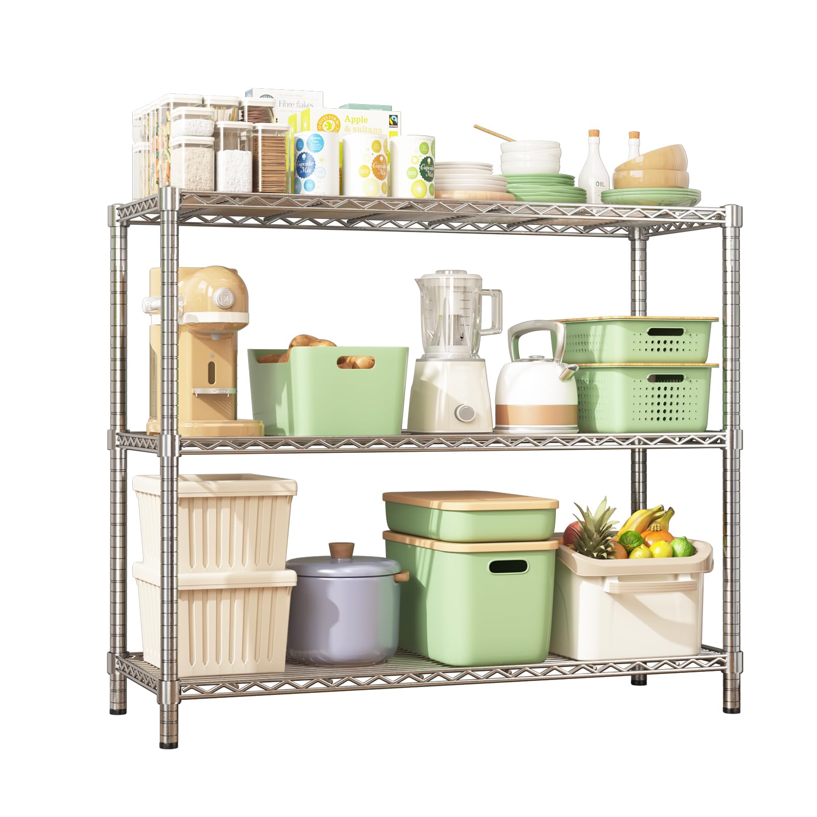 45" Small Wire Shelving Unit