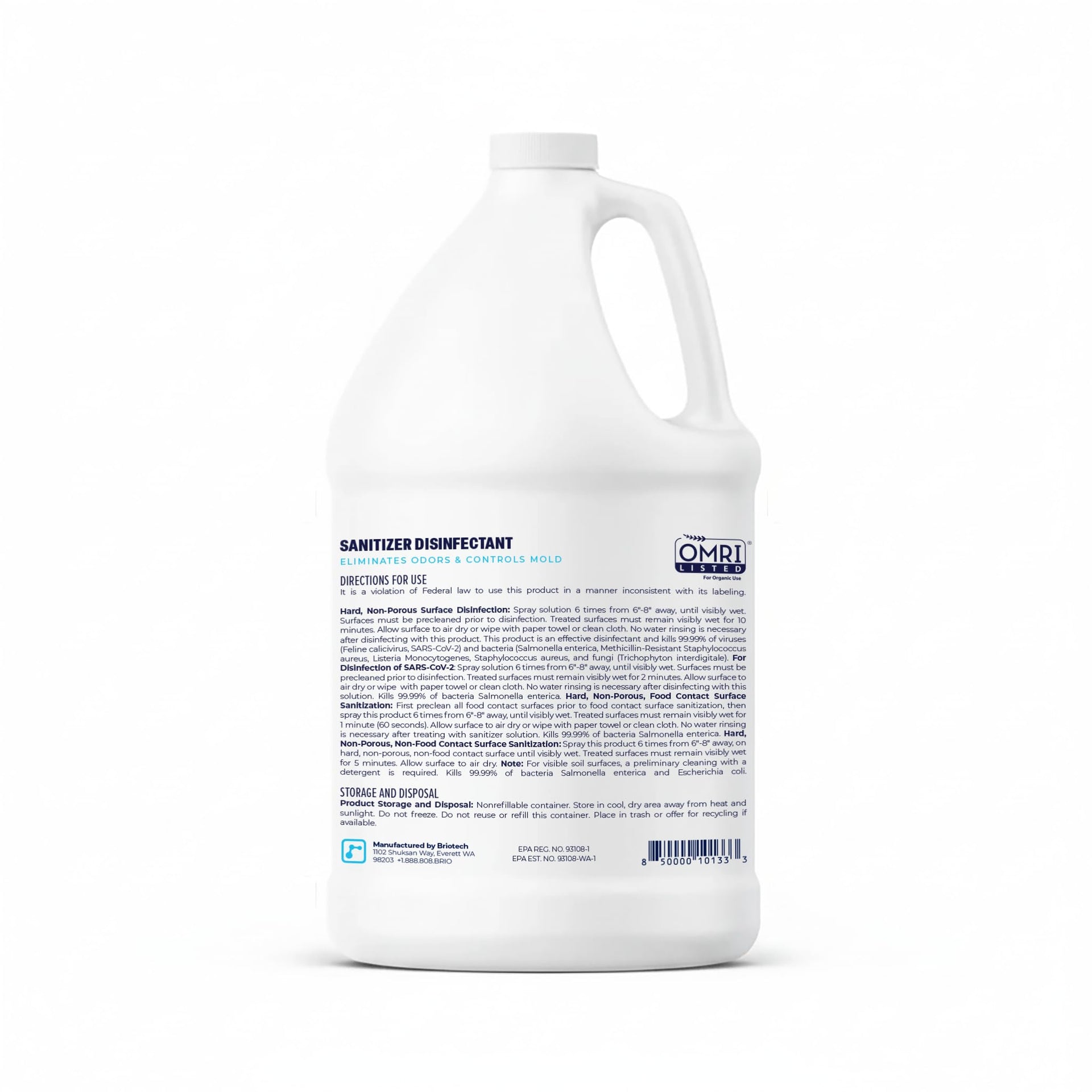 Sanitizer Disinfectant Hypochlorous (128 Fl Oz)