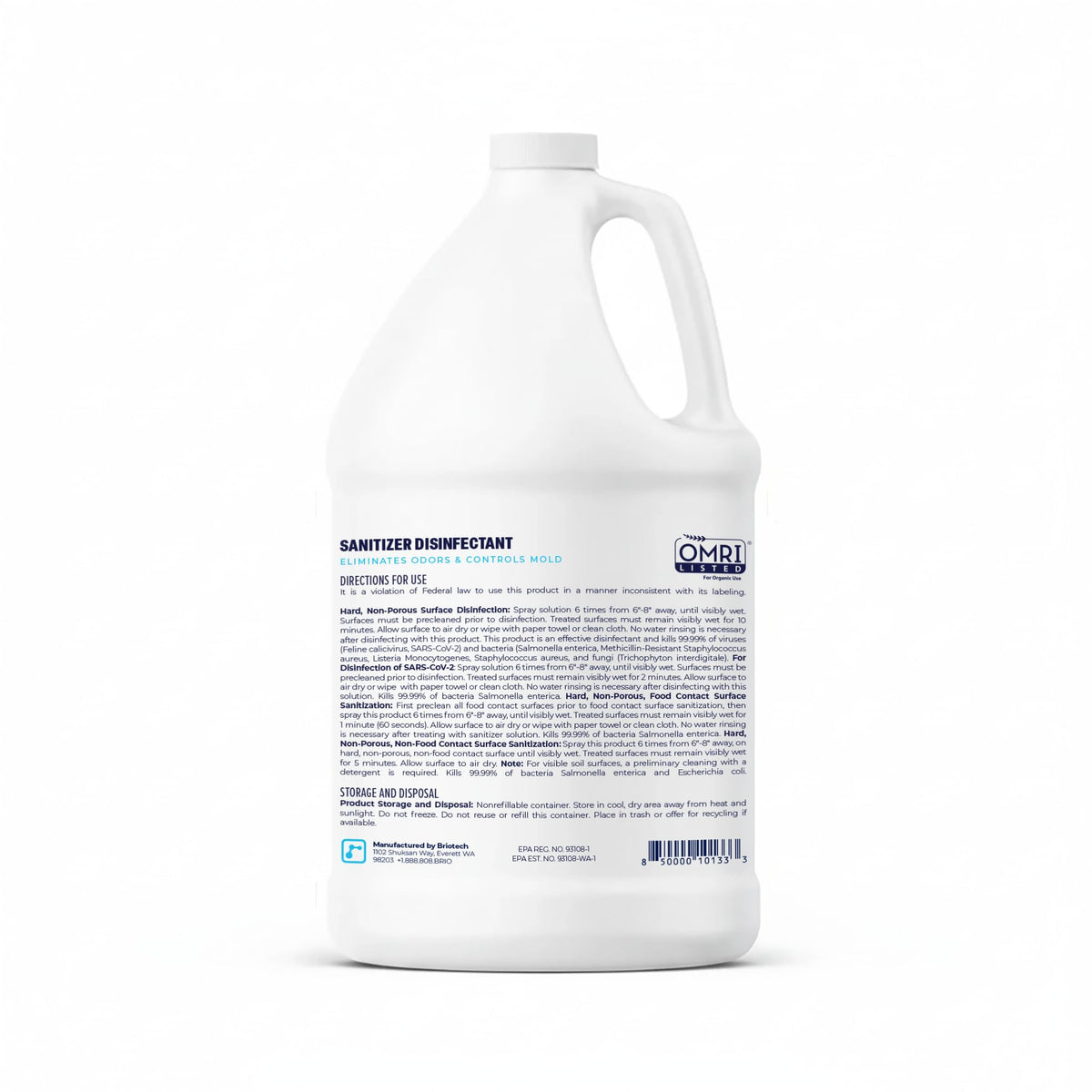 Sanitizer Disinfectant Hypochlorous (128 Fl Oz)