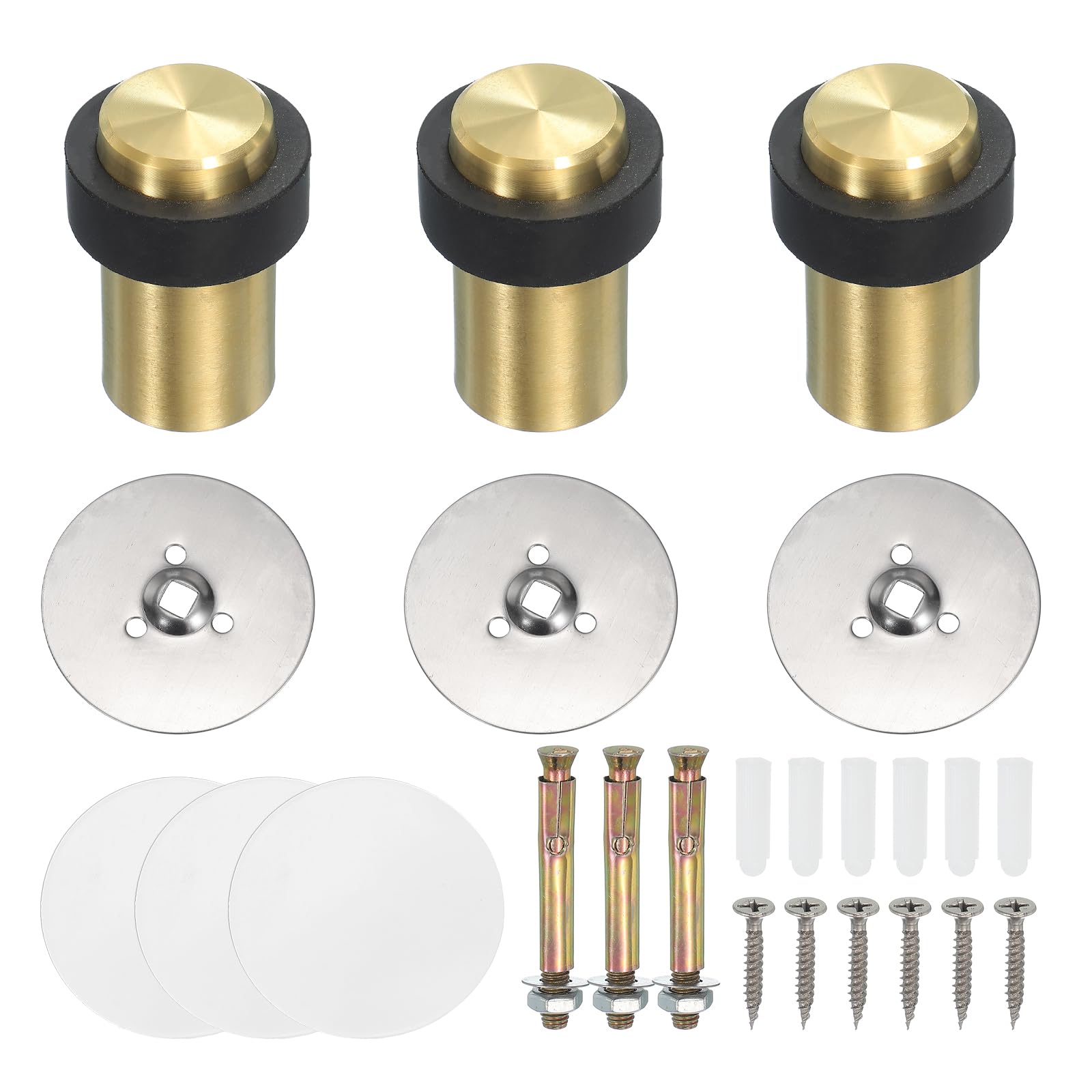 3Set Round Door Stoppers