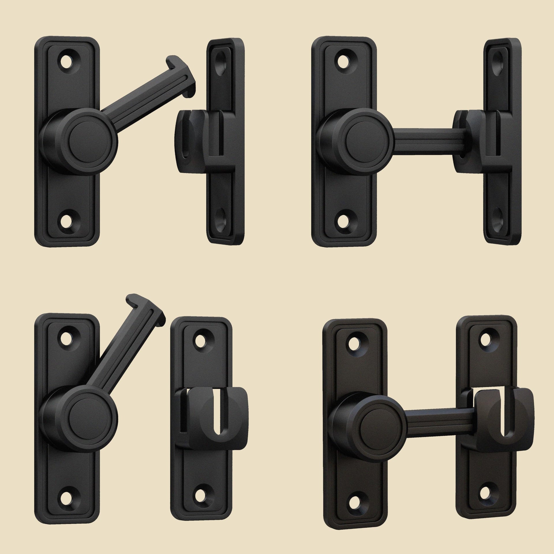 Barn Door Privacy Latch