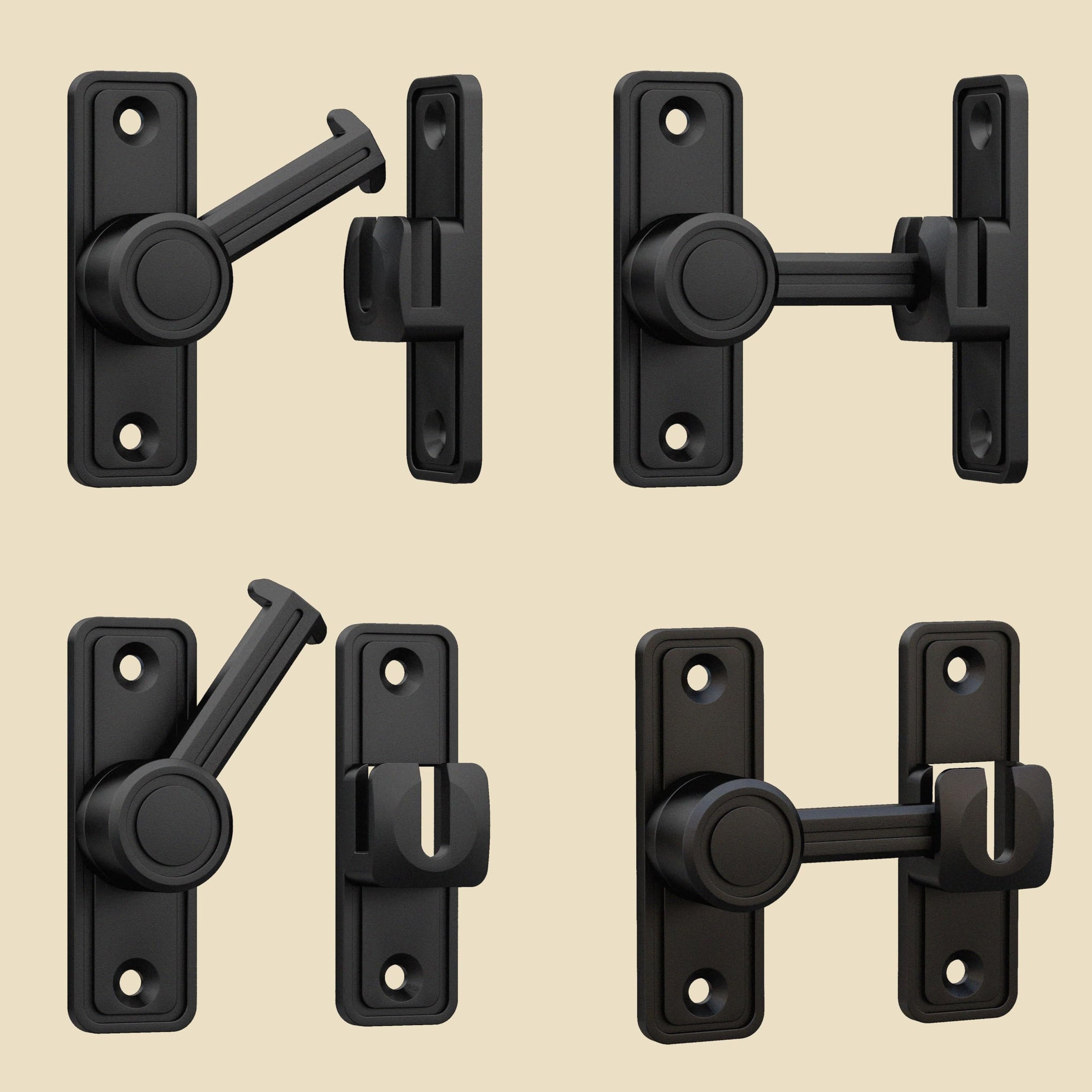 Barn Door Privacy Latch