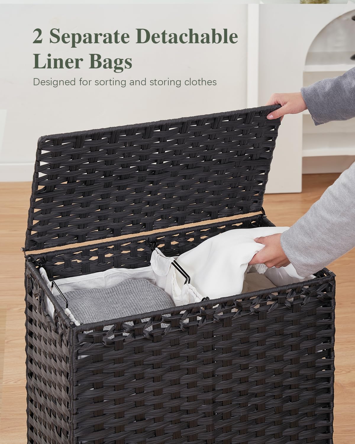 Laundry Hamper with Lid